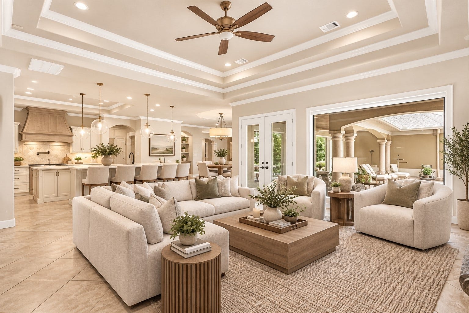 Photo has been AI Enhanced to show the endless possibilities in this gorgeous space.