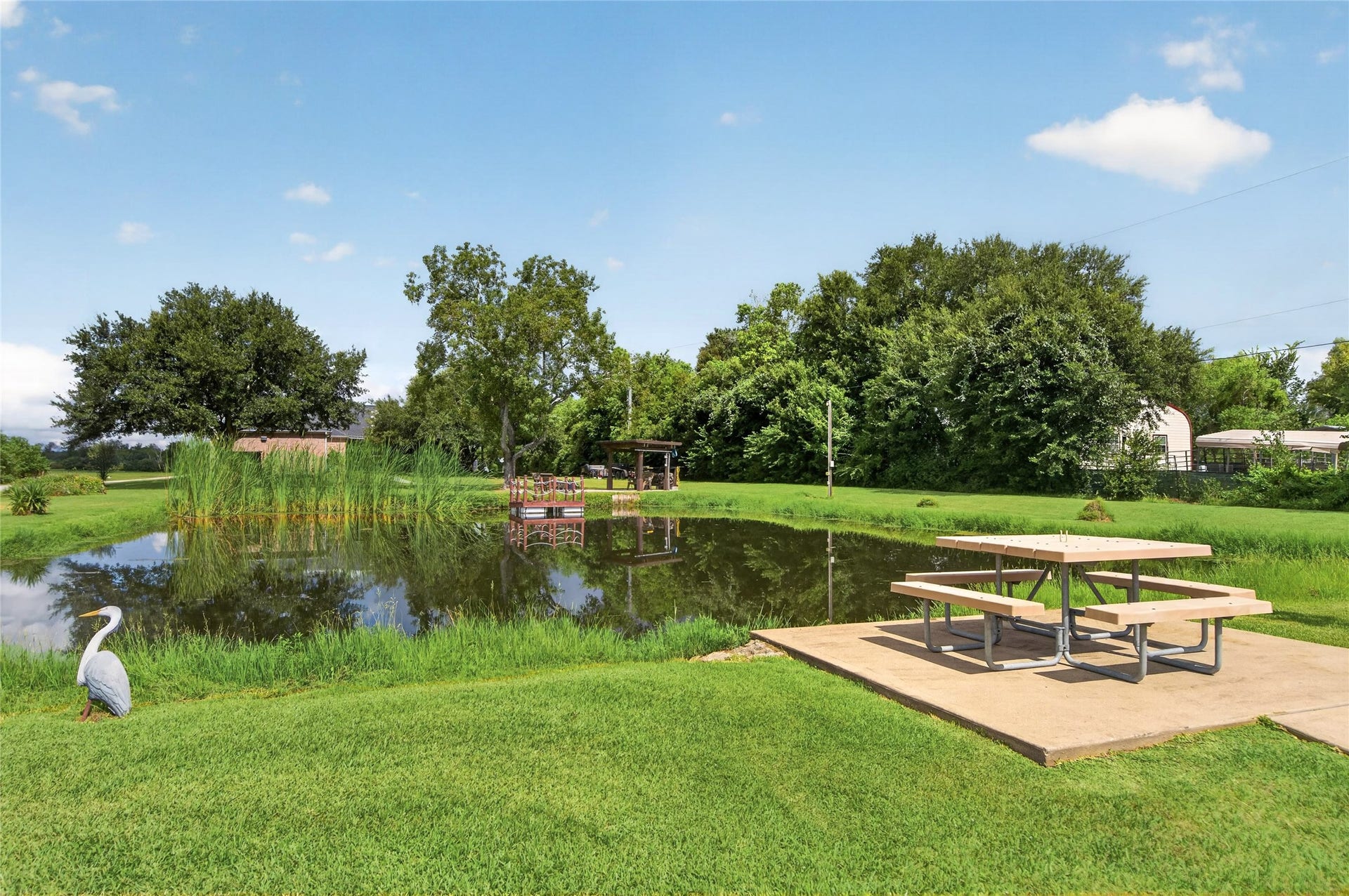 4933 1/2 Powers Ln, Alvin, TX 77511 View from the covered front porch.