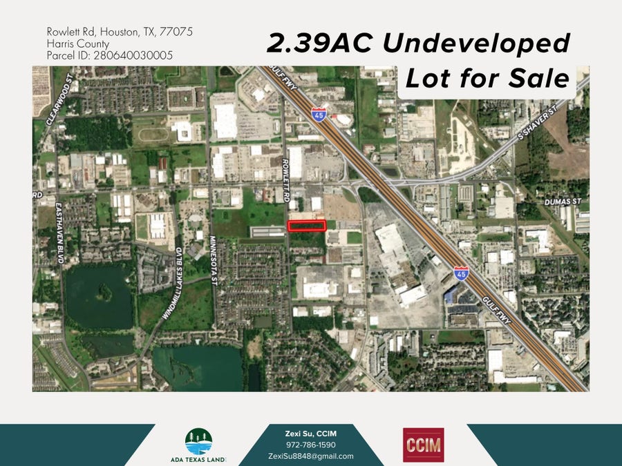 Property photo for TBD Rowlett Road, Houston, TX