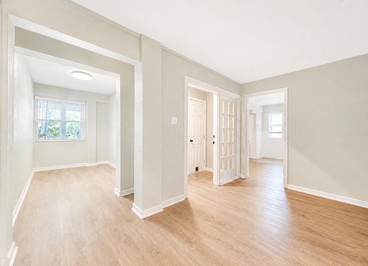 4509 Country Club Drive, Dickinson, TX 77539 Downstairs area with an open workspace, craft room or additional storage. One thing this home does not lack is storage space.