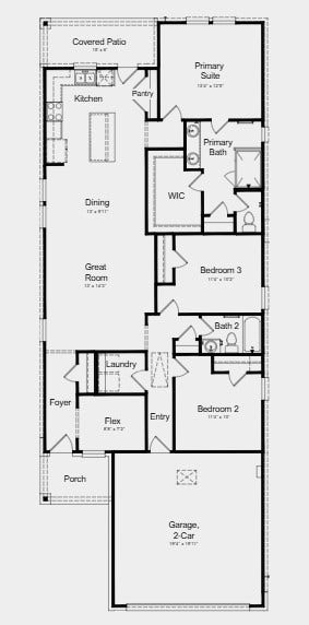 21270 Big Cypress Drive, Montgomery, TX 77356 Floor Plan