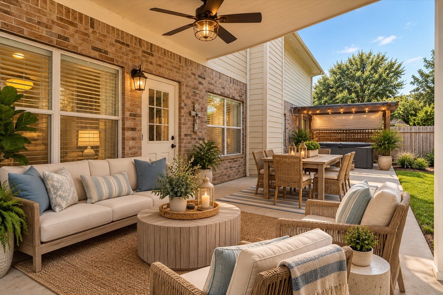 1107 Elmgrove Park Lane, Seabrook, TX 77586 Virtually staged