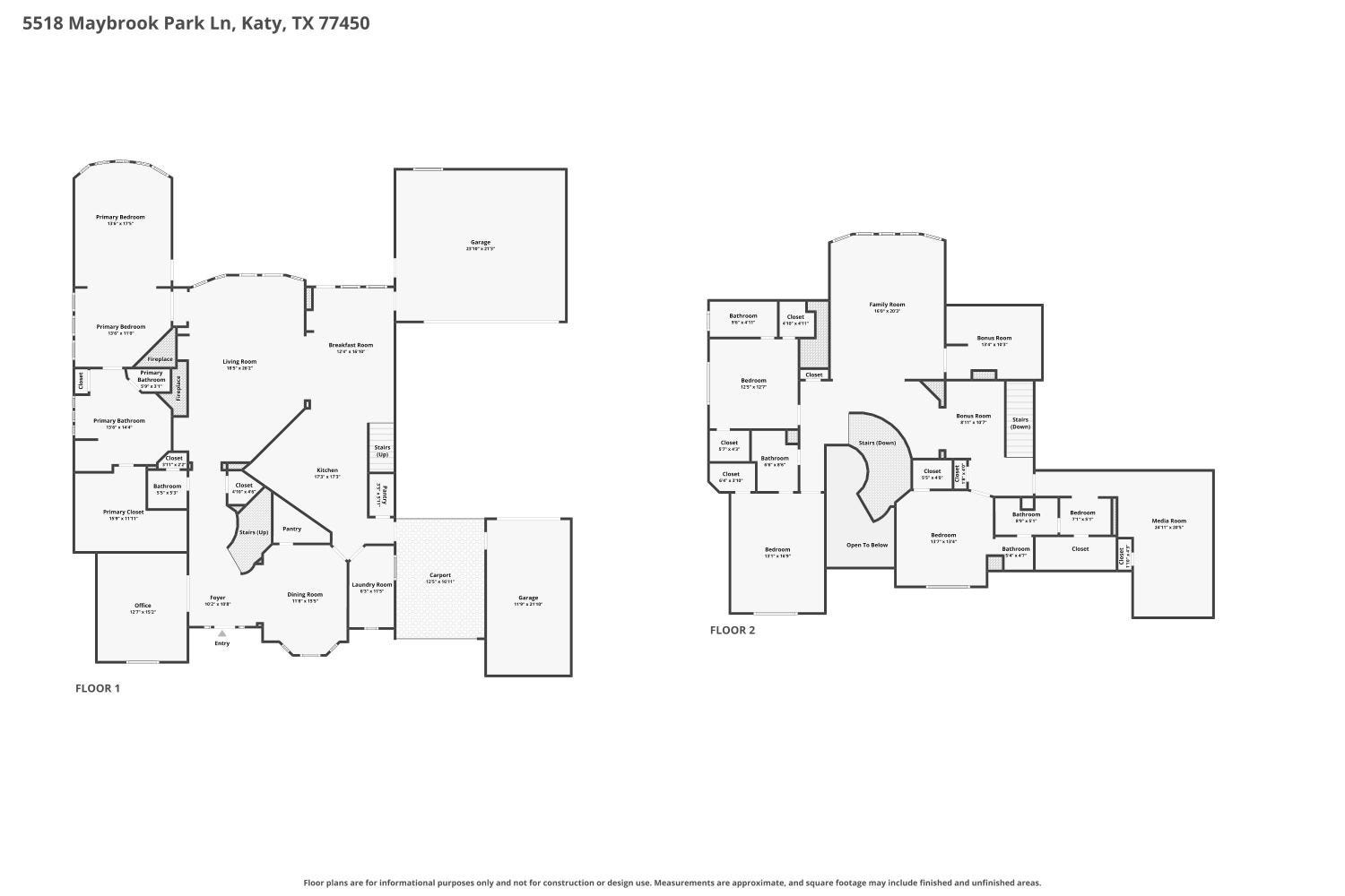 5518 Maybrook Park Lane, Katy, TX 77450 5518 Maybrook Park Lane, Katy, TX 77450