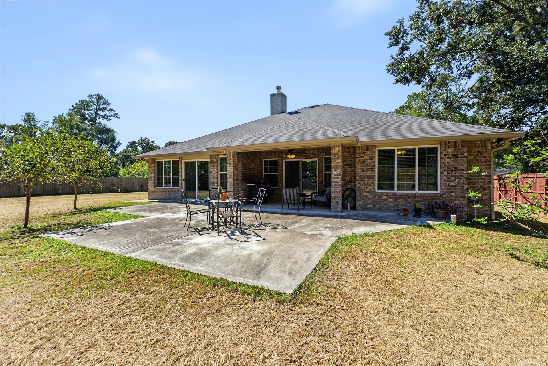 Large patio for your parties.