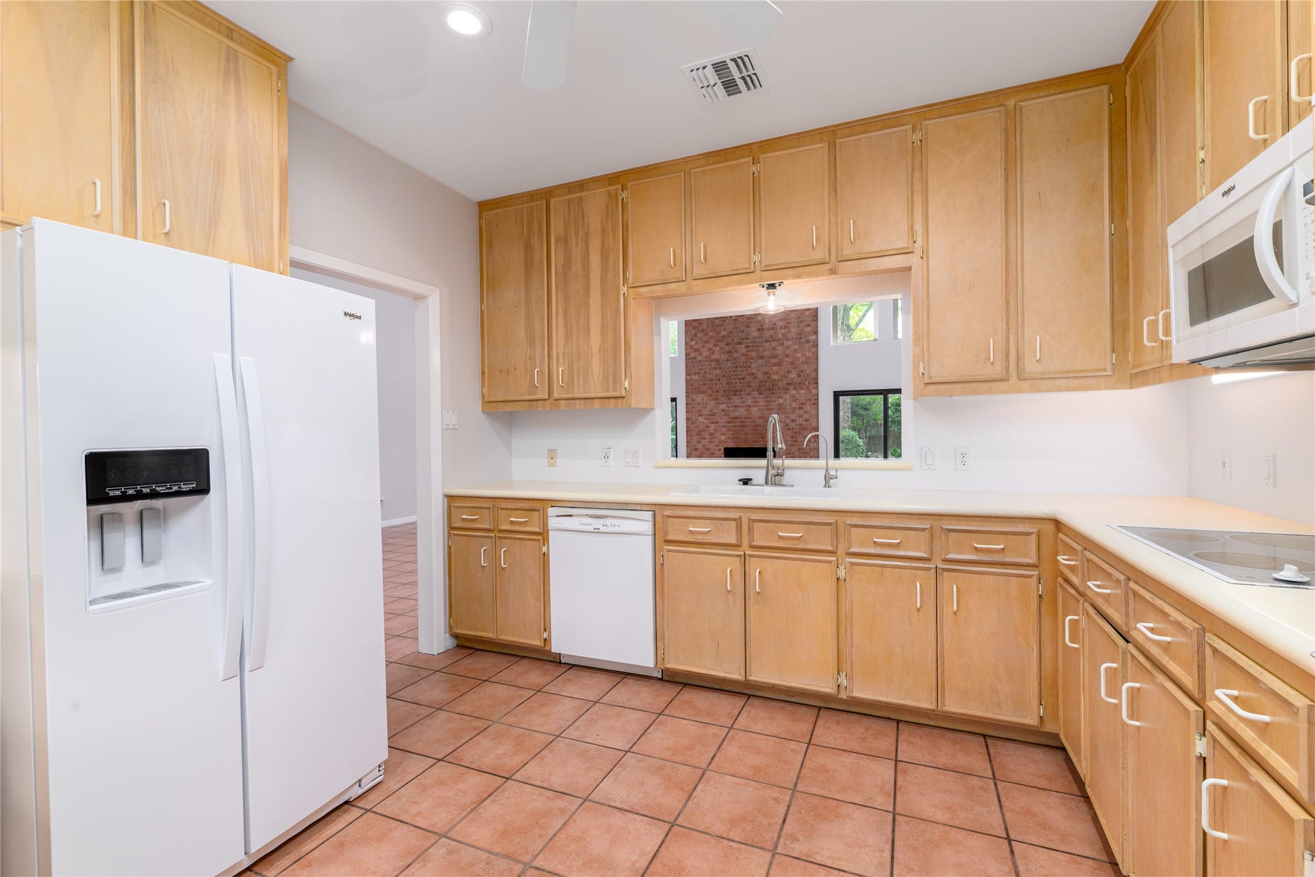 904 Winston Drive, Richmond, TX 77469 The home includes a refrigerator as well.