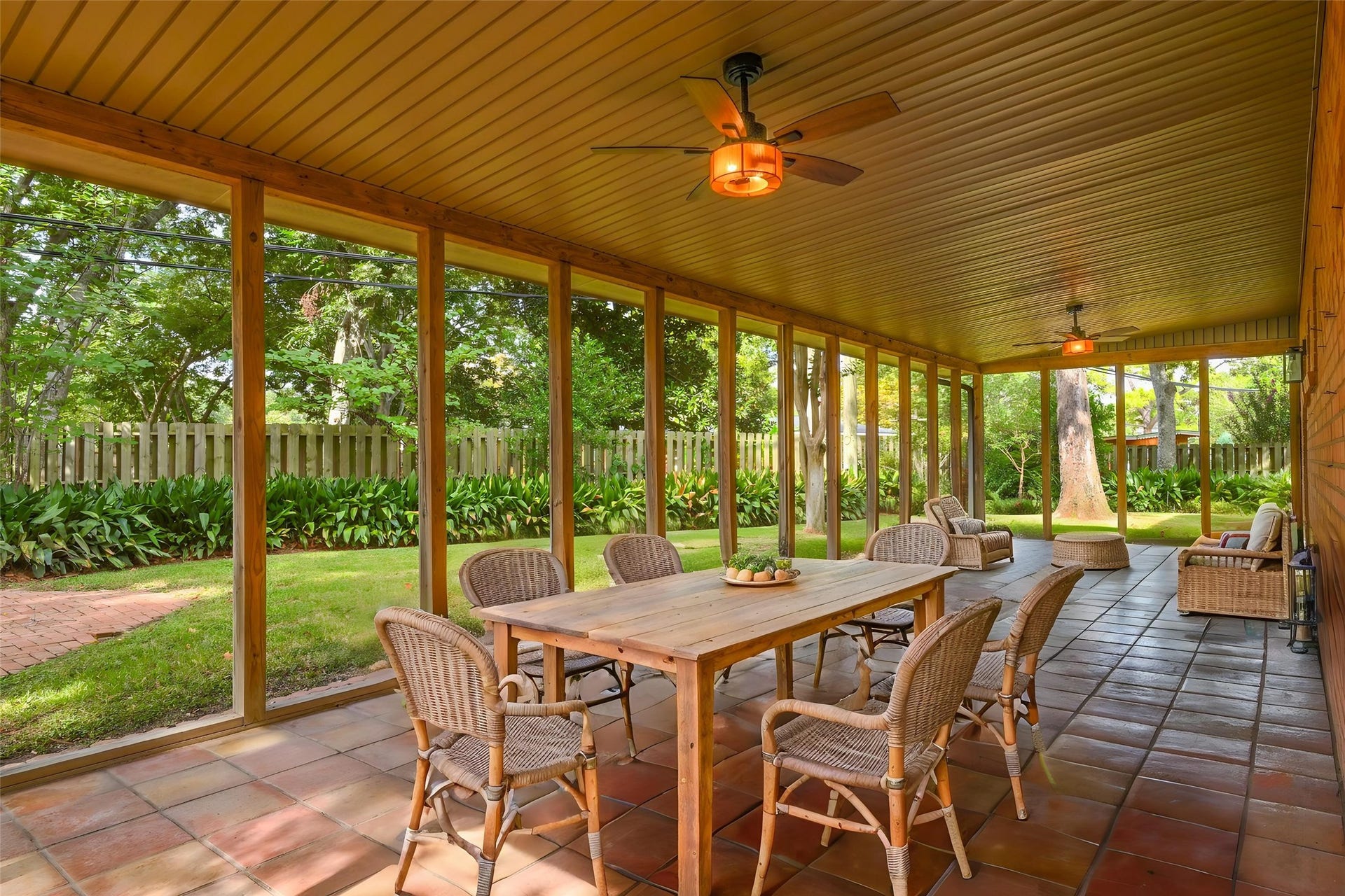 904 Winston Drive, Richmond, TX 77469 To top off your outdoor entertaining options, you have a massive wrap-around screened in porch! (this photo has been digitally staged to show the potential of the space)