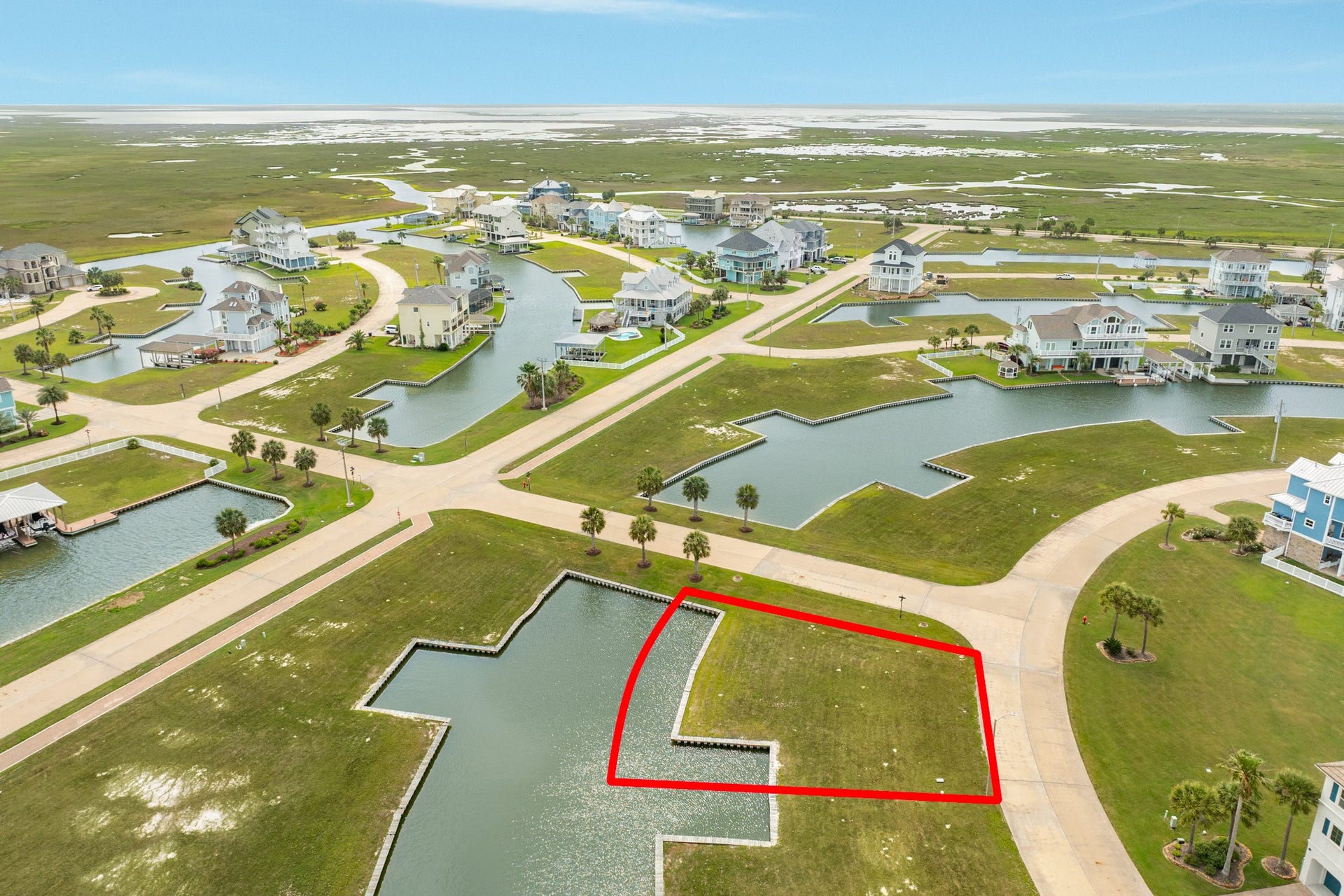 21 Big Torch, Hitchcock, TX 77563 Another aerial view including current development of the neighborhood