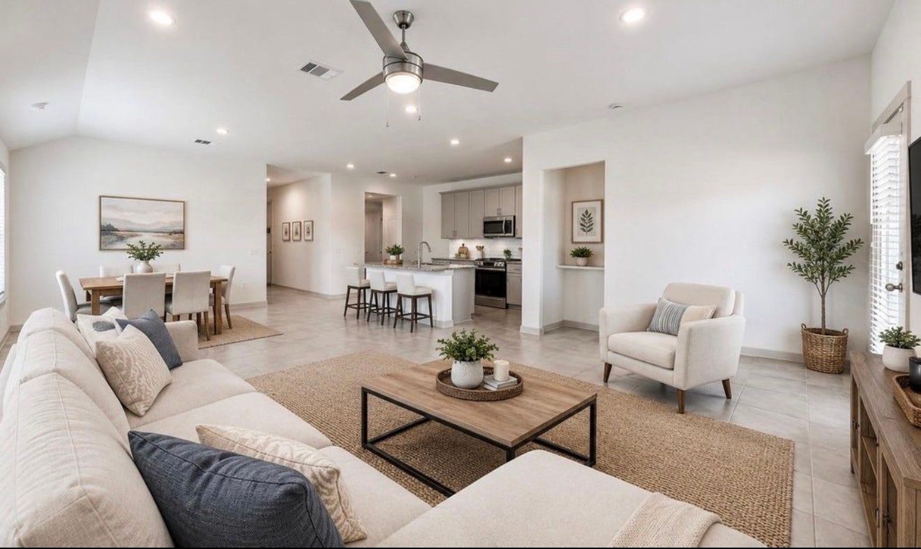 5002 Natchez Trace, Arcola, TX 77545 Virtual Staging Living Room