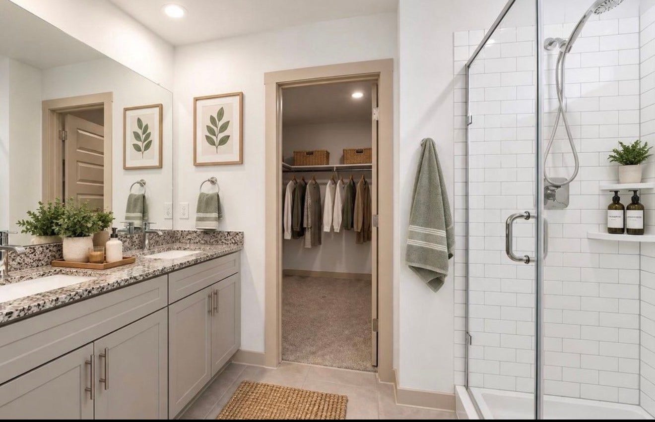 5002 Natchez Trace, Arcola, TX 77545 Virtual Staging Primary Bathroom