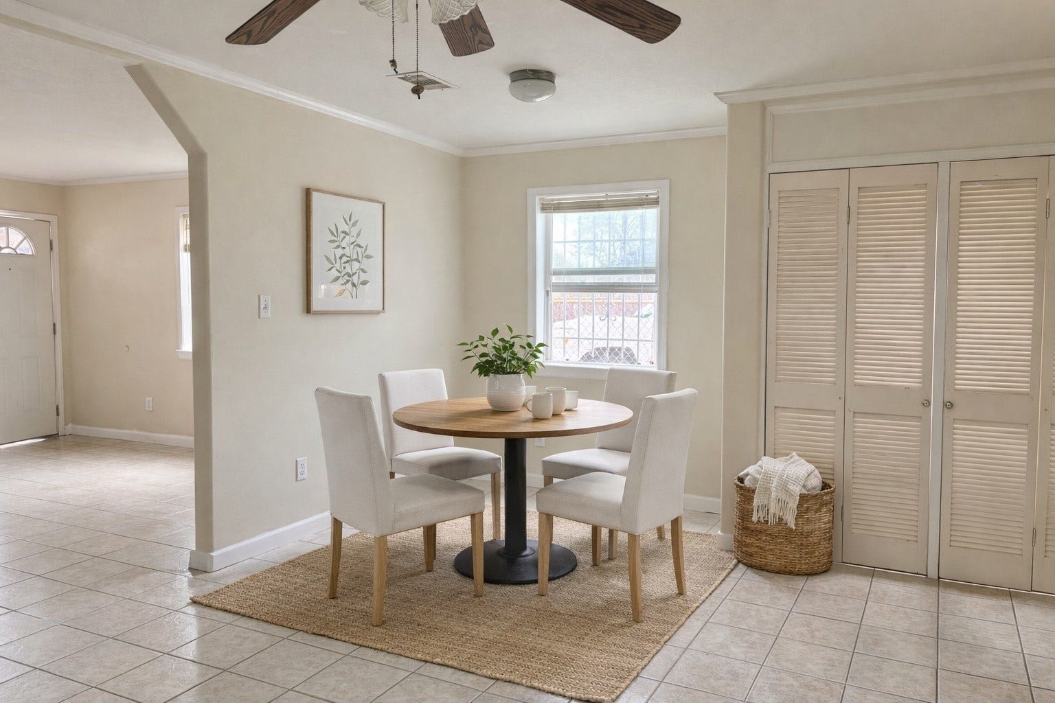 6615 Overlook Drive, Houston, TX 77041 Virtually staged kitchen breakfast space