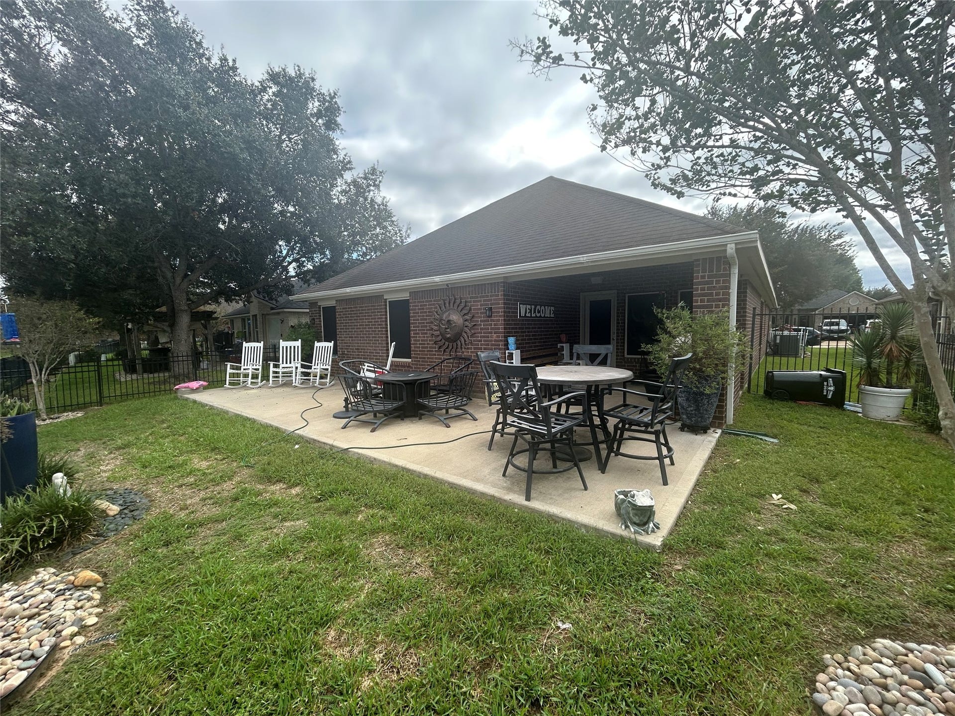 26118 Travis Brook Drive, Richmond, TX 77406 Right view of extended patio