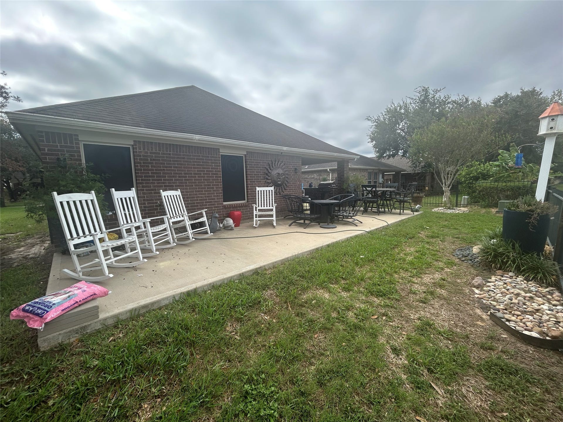 26118 Travis Brook Drive, Richmond, TX 77406 Left view of extended patio