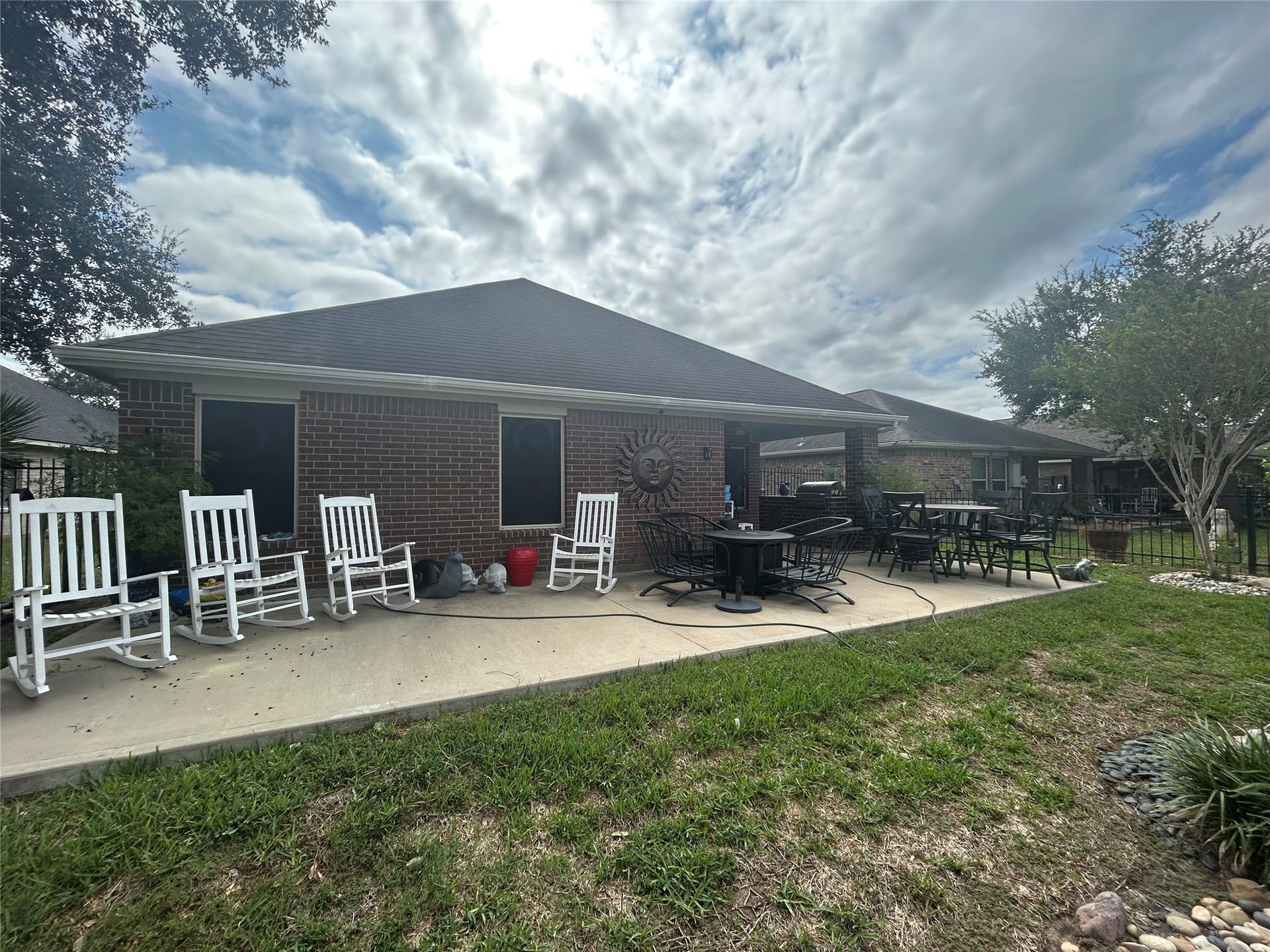 26118 Travis Brook Drive, Richmond, TX 77406 Middle view of extended patio