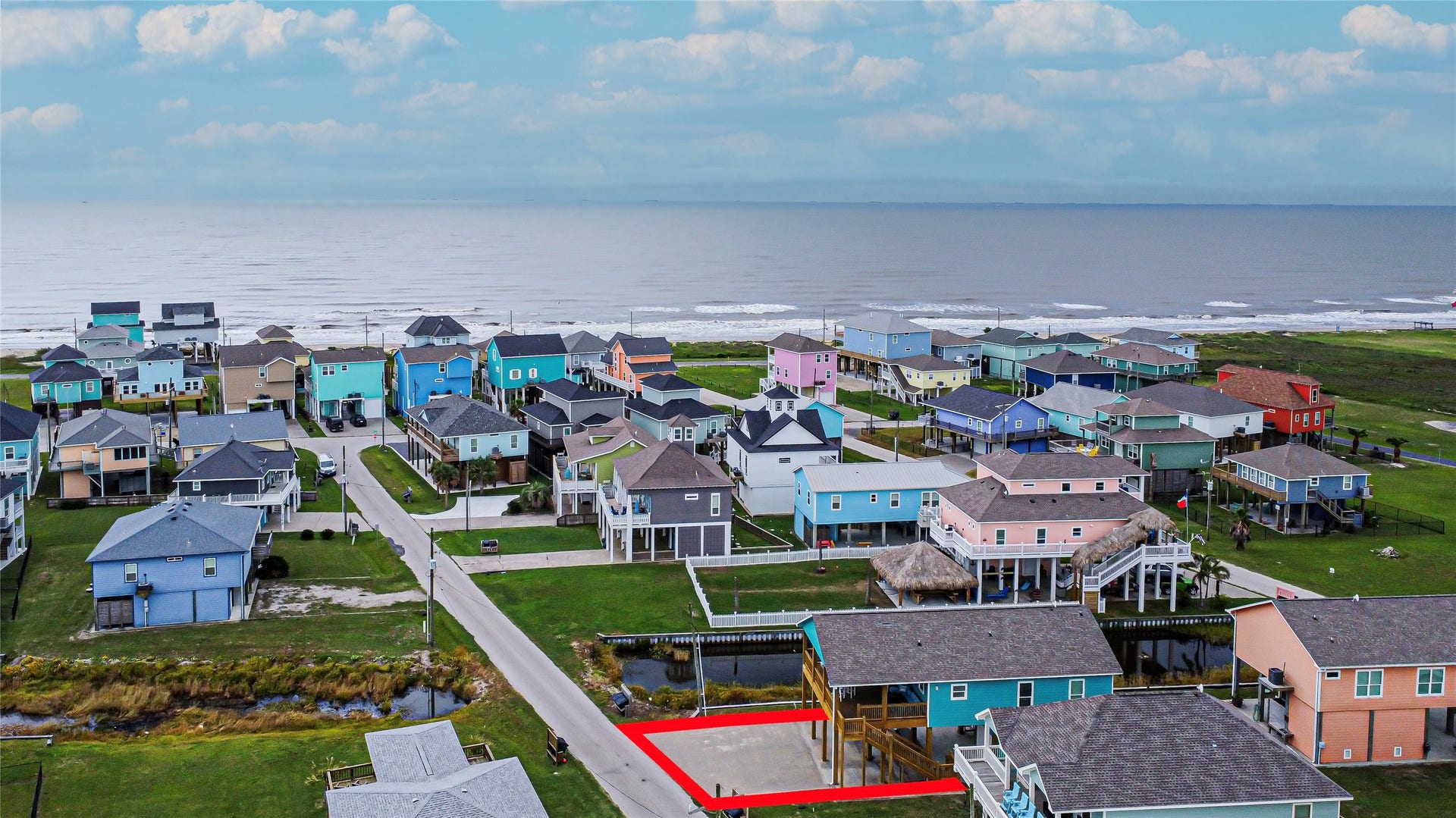 923 Tidelands Drive, Crystal Beach, TX 77650 5 minute walk to the beach or a quick golf cart ride to the beach access, making it easy to enjoy the sand and surf whenever you like!