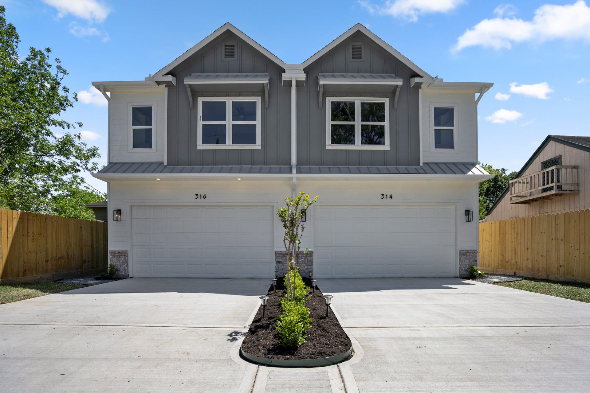 314 N Stiles Street, Houston, TX 77011 This Vecino Homes creation harmonizes traditional craftsmanship with modern design elements, resulting in a facade that captivates the eye and stands as a testament to timeless beauty. Photos are of previous model home.