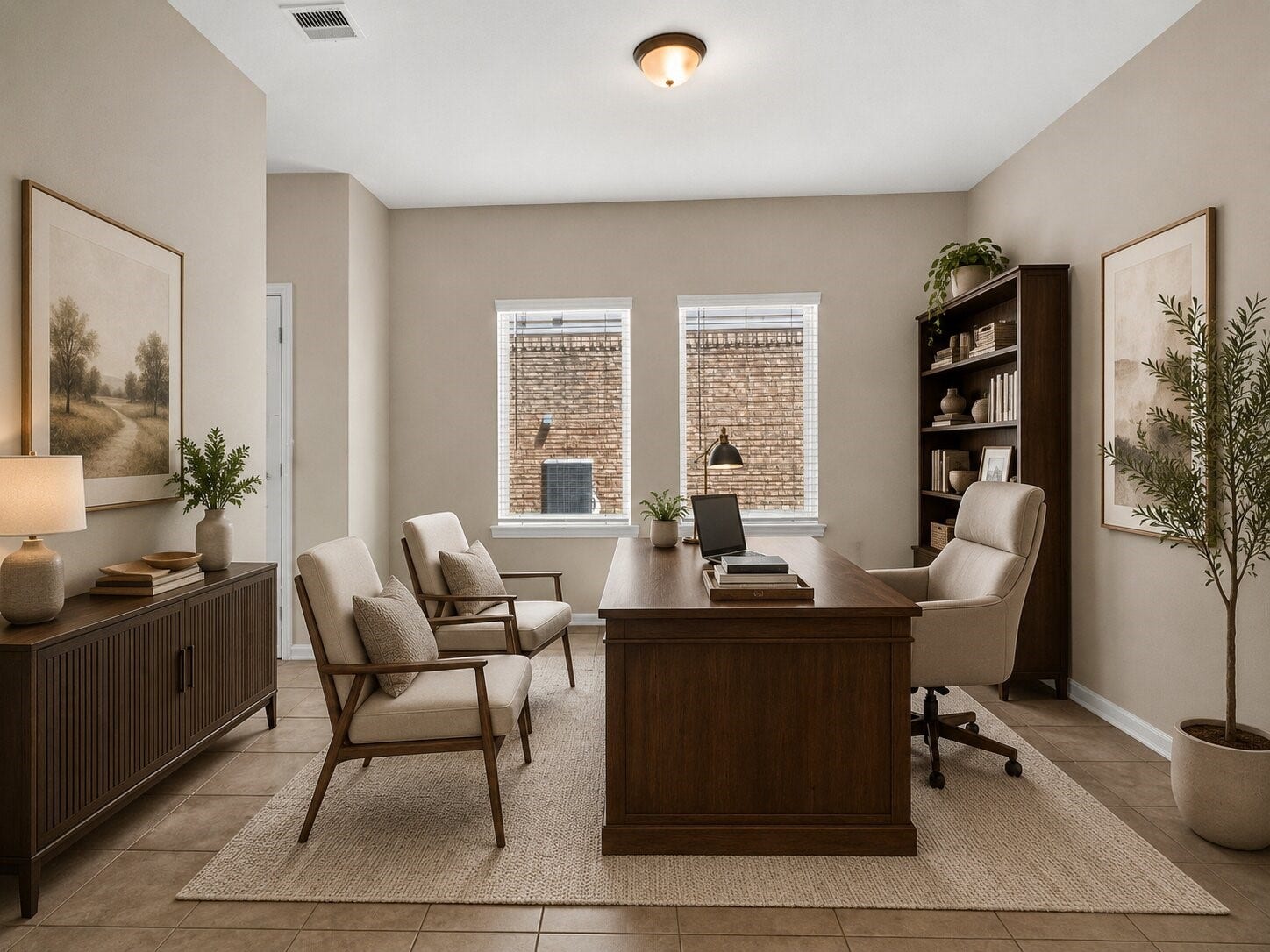 1503 Barras Street, Alvin, TX 77511 *virtually staged* The formal dining room offers flexible space, whether you use it for large gathererings, working from home, studying, or hobbies.