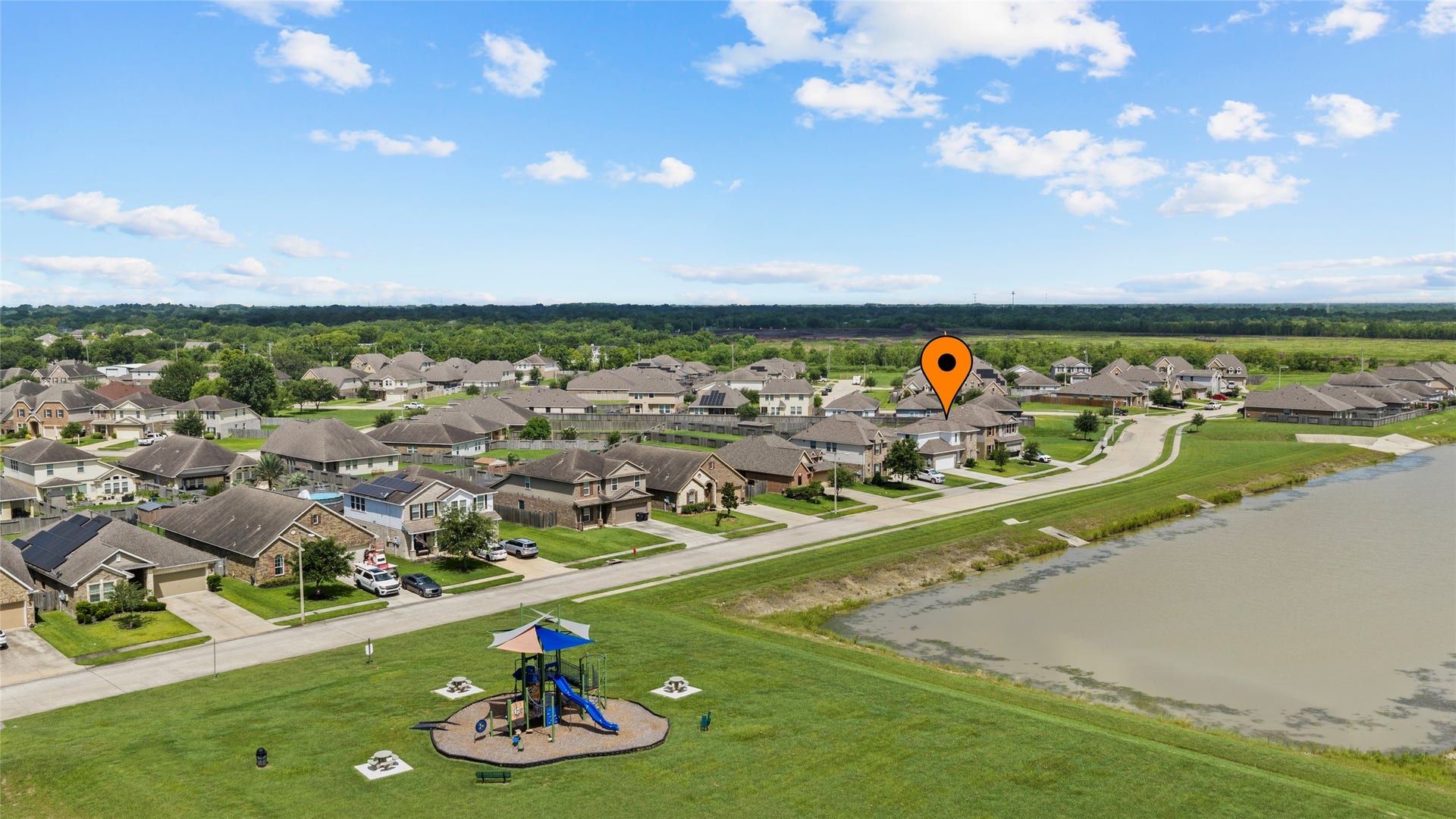 1503 Barras Street, Alvin, TX 77511 The neighborhood playground is located just a few homes away for convenient outdoor fun.