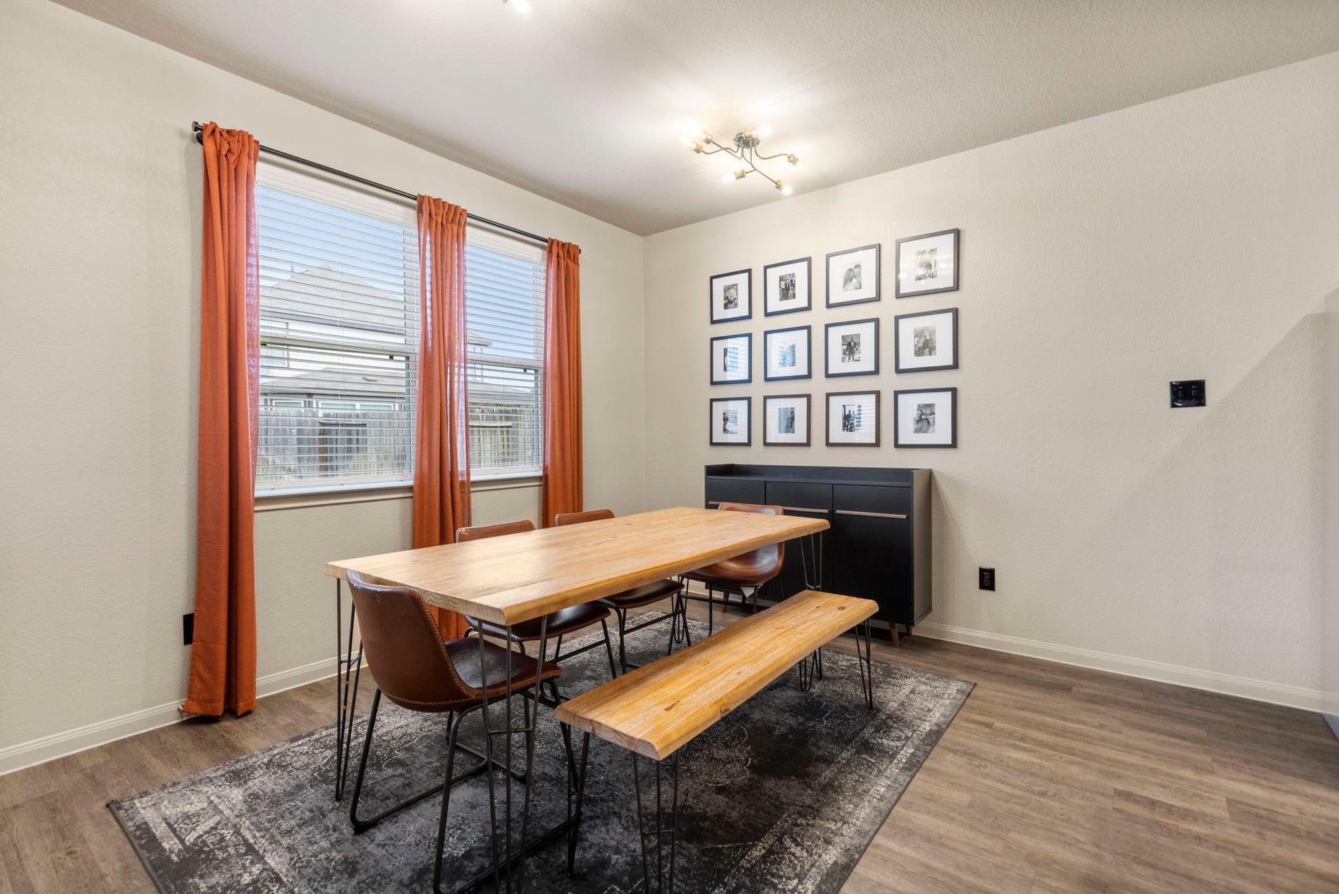 Convenient dining space offers an inviting setting for everyday meals and gatherings.