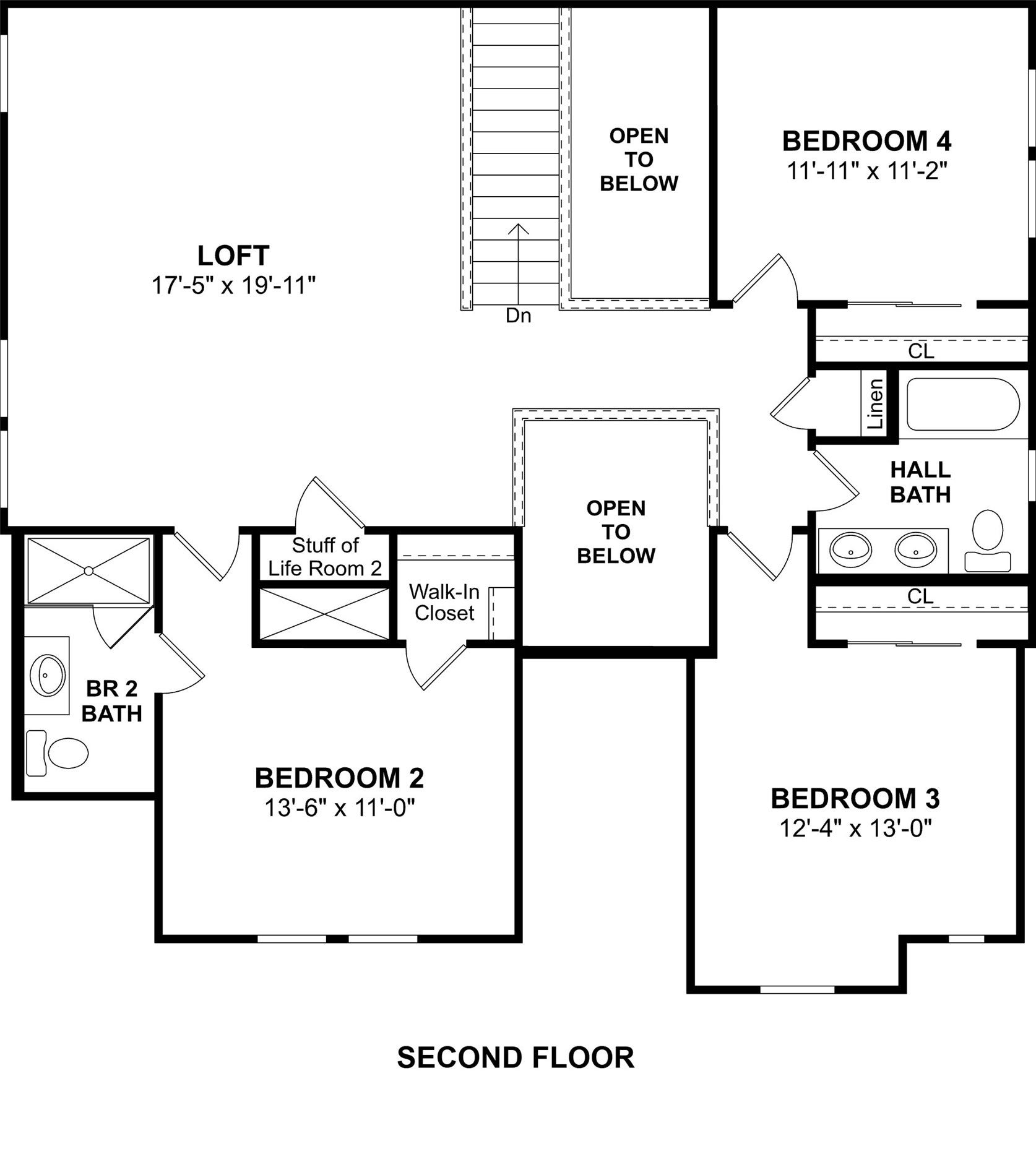 2711 Chancellor Court, Rosenberg, TX 77471 The Tuscaloosa floor plan by K. Hovnanian Homes. 2nd floor shown. *Prices, plans, dimensions, features, specifications, materials, and availability of homes or communities are subject to change without notice or obligation.