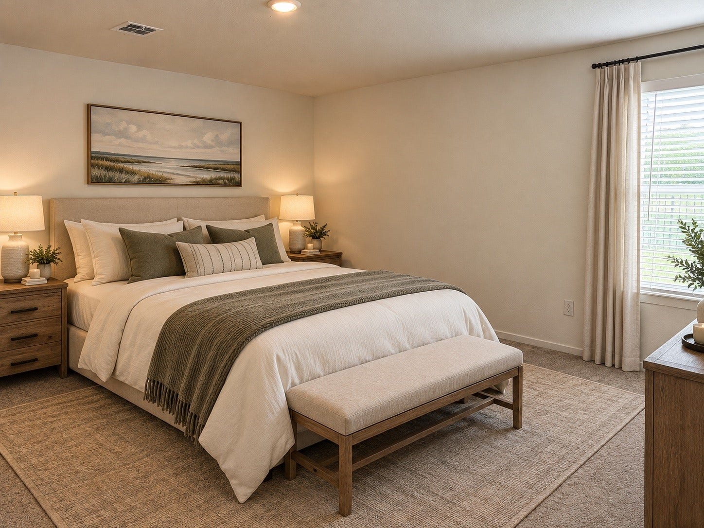 940 Woodhaven Lakes Drive, La Marque, TX 77568 Virtually Staged Primary Bedroom