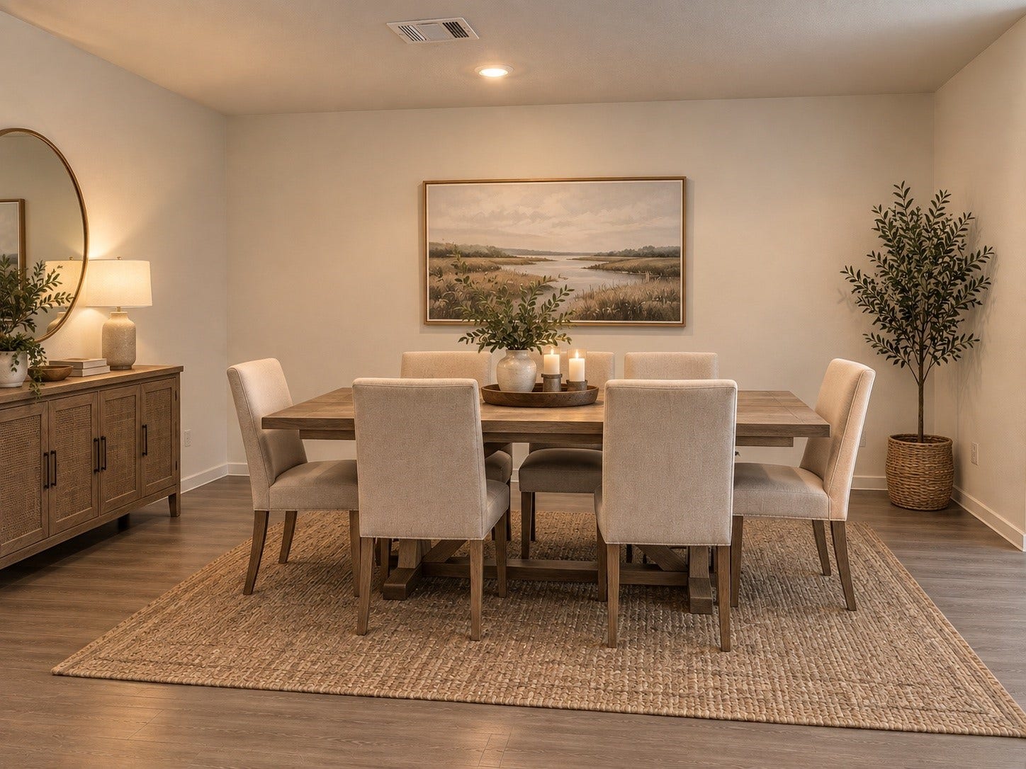 940 Woodhaven Lakes Drive, La Marque, TX 77568 Virtually Staged Dining Room