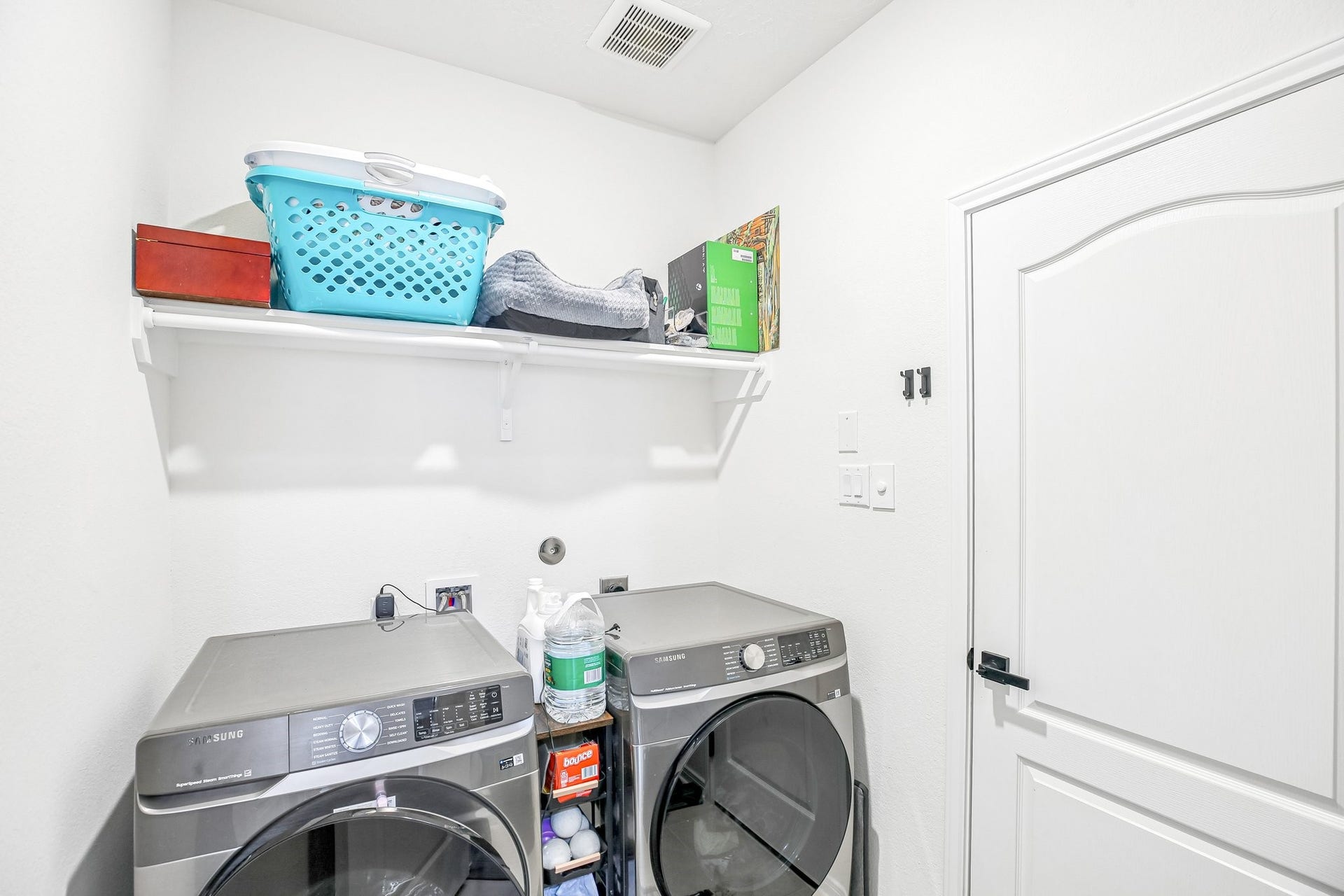 1717 Vista Luna Drive, Texas City, TX 77591 Spacious laundry room with additional shelving in the corner (not in photo)
