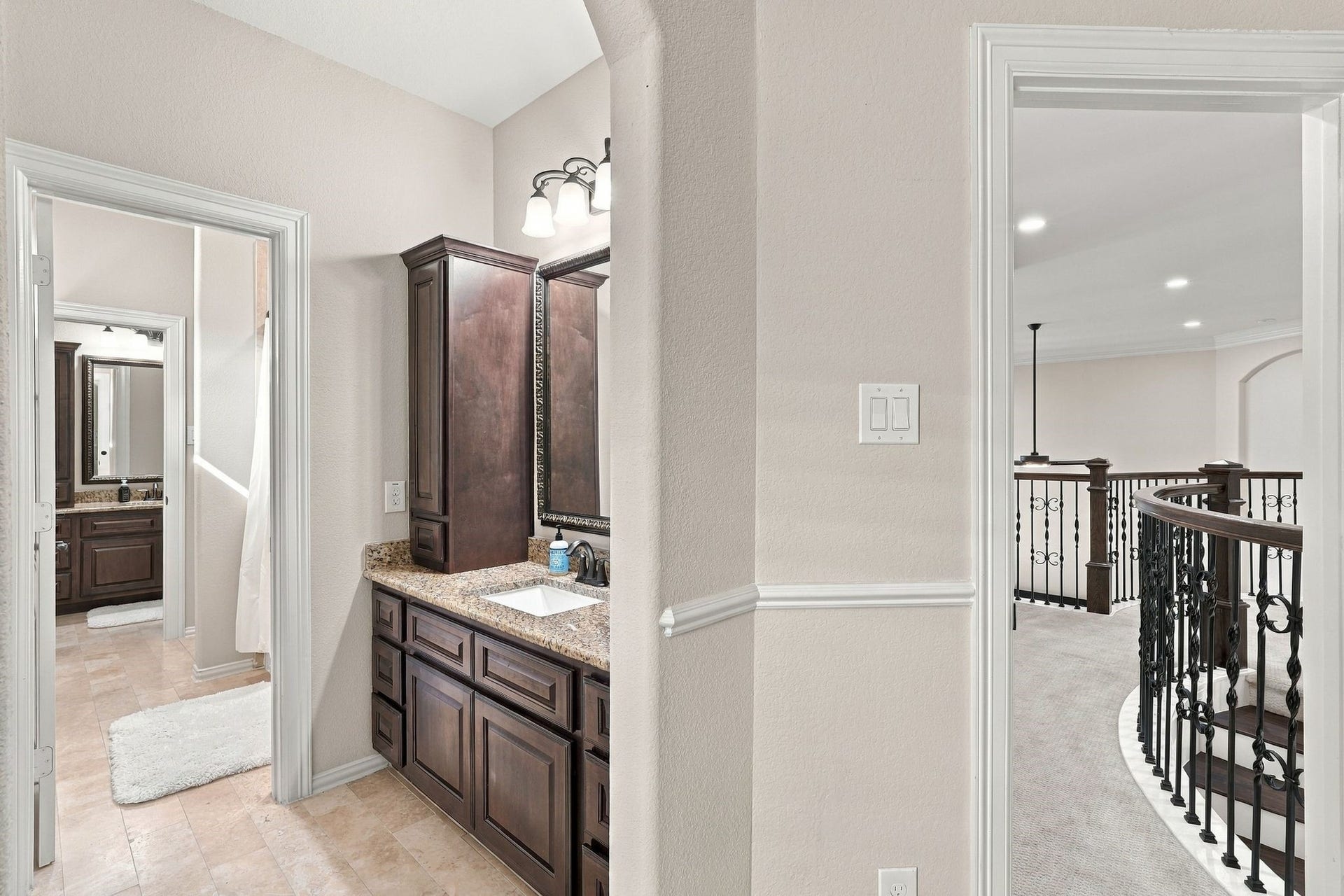 13714 Arcott Bend Drive, Tomball, TX 77377 The second sink connected to the Jack and Jill bathroom.