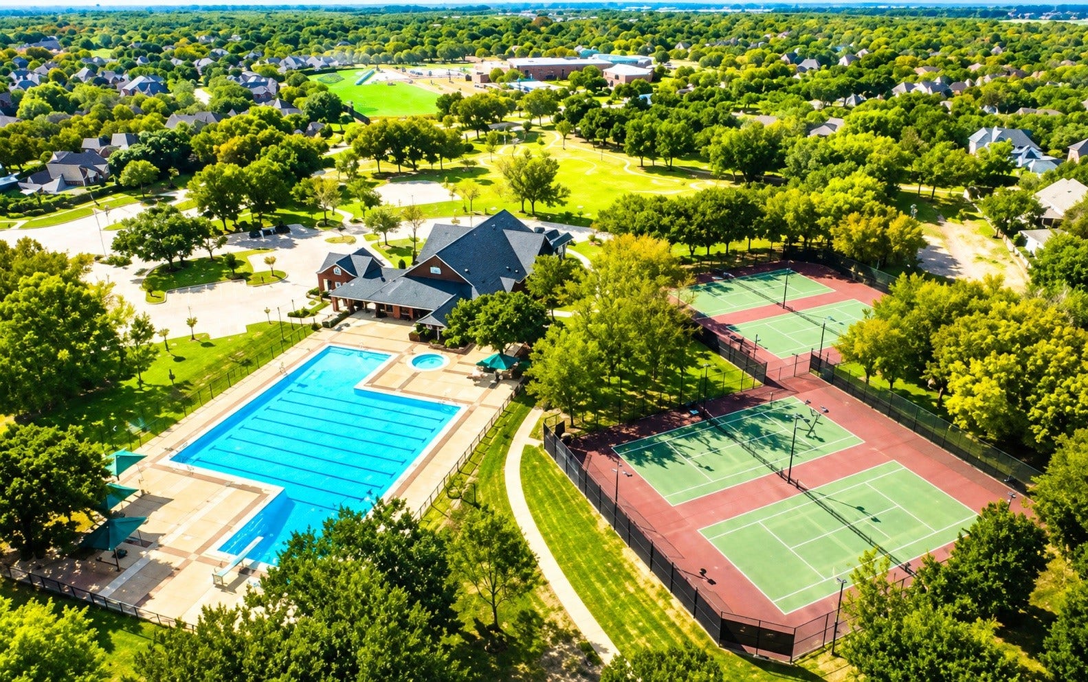 2015 Shadow Bend Drive, Sugar Land, TX 77479 Greatwood offers tennis and pickle ball courts. Pool 2 is where Greatwood swim team their meets. Two swim teams: The Greatwood Gators AND The Greatwood Piranhas. Both offer family fun, friendships and a few winning ribbons ... come on out and Take the Greatwood Plunge.
