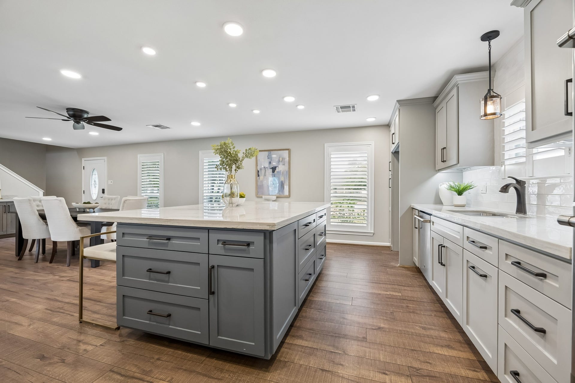 1022 Martin Street, Houston, TX 77018 Another view of the amazing storage in the kitchen,
