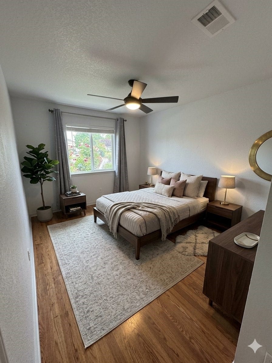 7703 Omaha Drive, Baytown, TX 77521 Bedroom - virtually staged