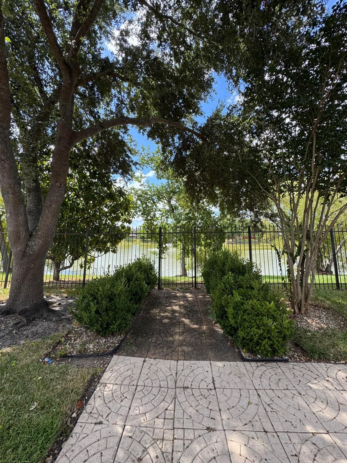 7703 Omaha Drive, Baytown, TX 77521 View of lake