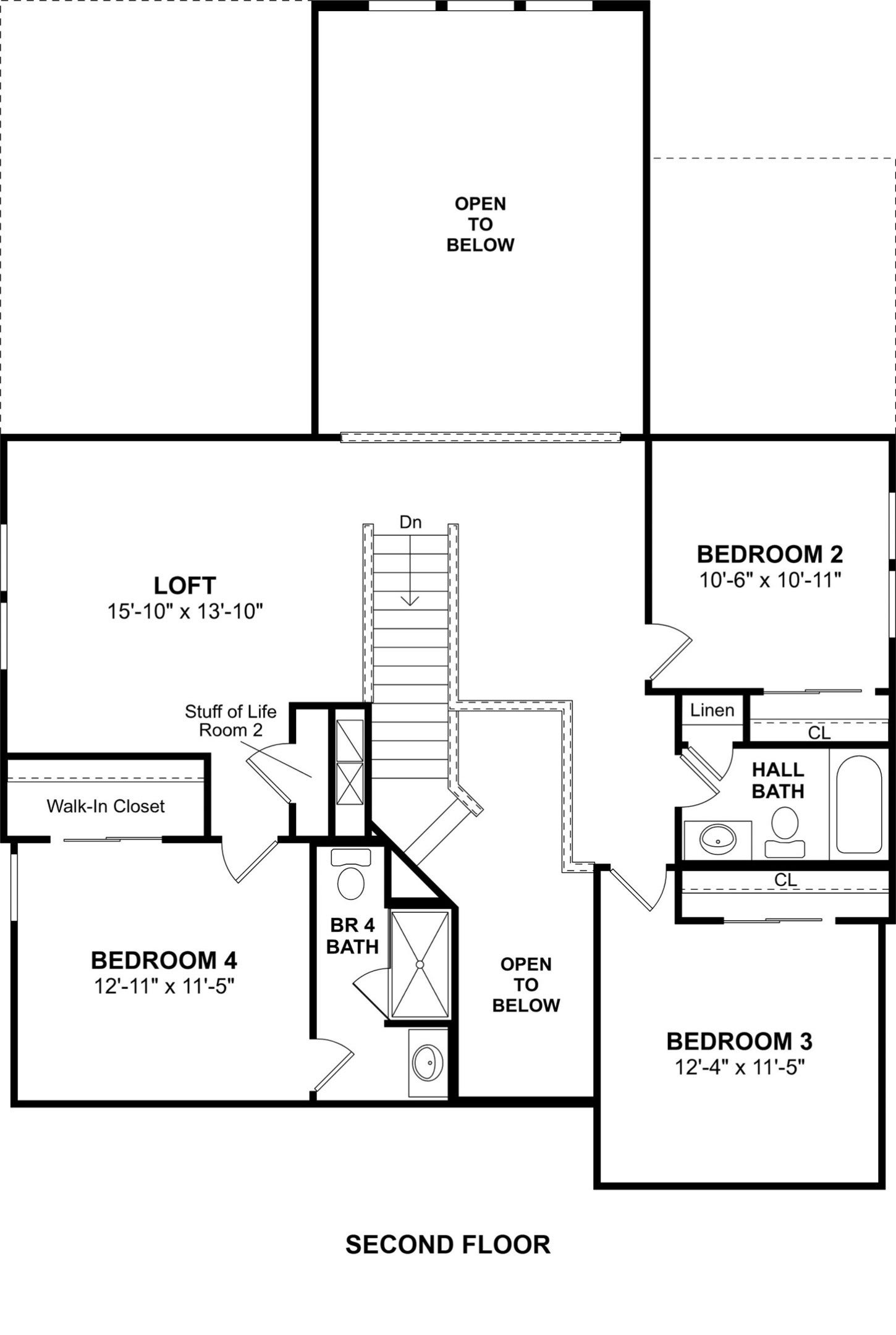 29402 Hillberry Oaks Court, Waller, TX 77484 The Omaha floor plan by K. Hovnanian Homes. 2nd Floor shown. *Prices, plans, dimensions, features, specifications, materials, and availability of homes or communities are subject to change without notice or obligation.
