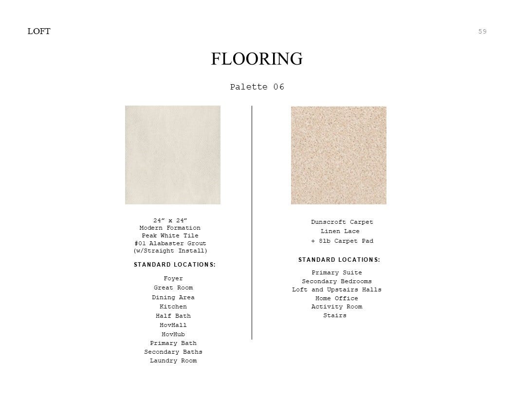 29402 Hillberry Oaks Court, Waller, TX 77484 Farmhouse Look Palette 6: Flooring Selection Sheet (*Artist rendering used for illustration purposes only.)