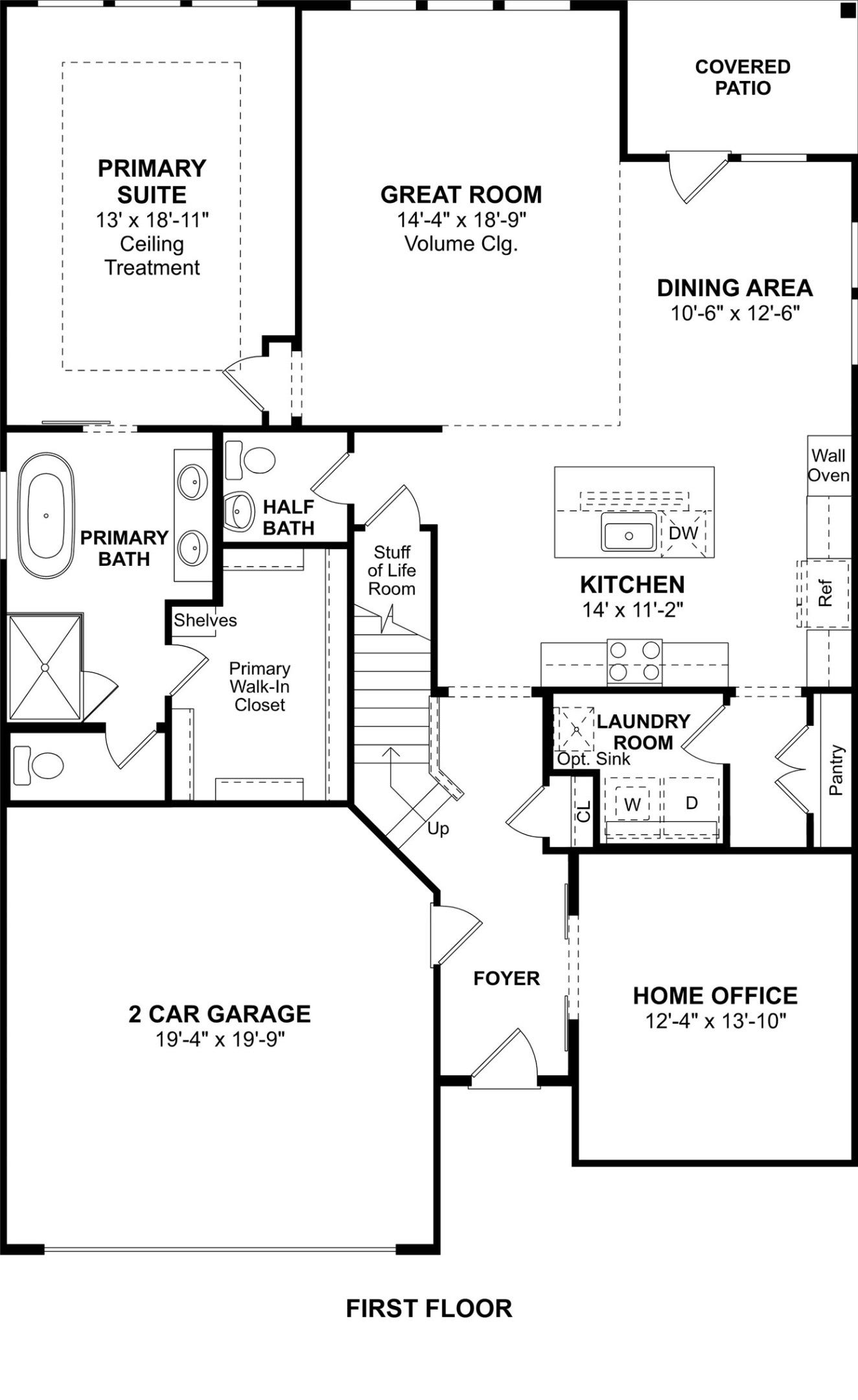 29402 Hillberry Oaks Court, Waller, TX 77484 The Omaha floor plan by K. Hovnanian Homes. 1st Floor shown. *Prices, plans, dimensions, features, specifications, materials, and availability of homes or communities are subject to change without notice or obligation.