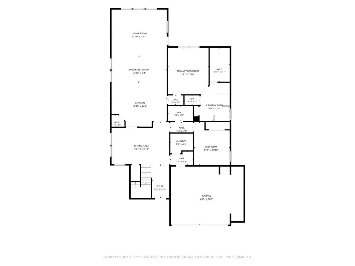 28619 Riverside Crest Lane, Huffman, TX 77336 First-floor layout offers open living spaces, a primary suite and an additional downstairs bedroom for added flexibility.