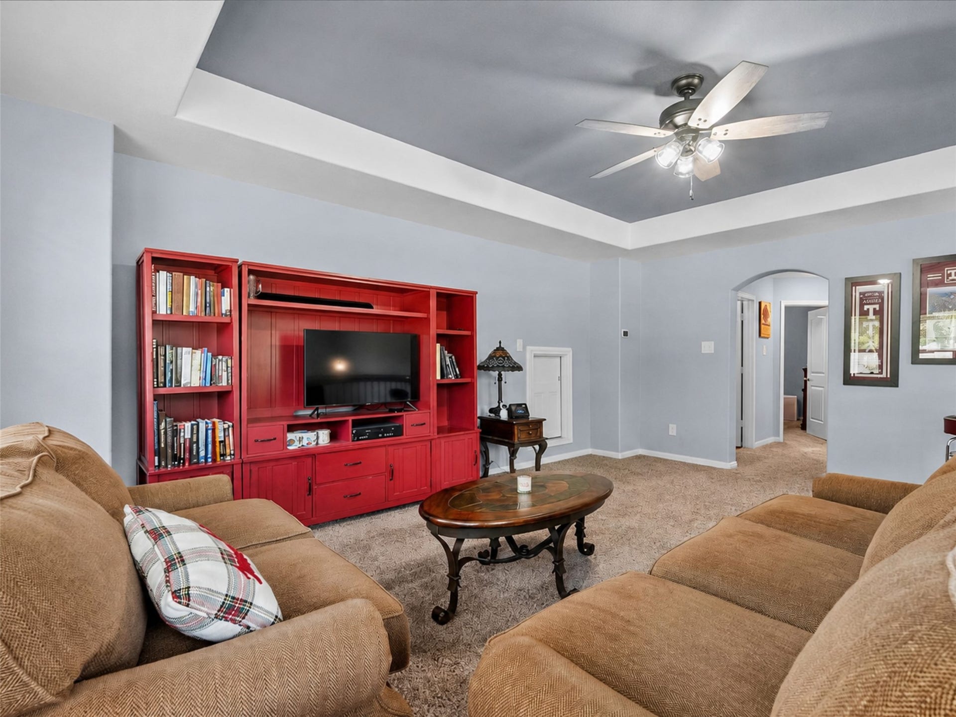 28619 Riverside Crest Lane, Huffman, TX 77336 The oversized game room offers plenty of room to create the entertainment or flex space you've been wanting.