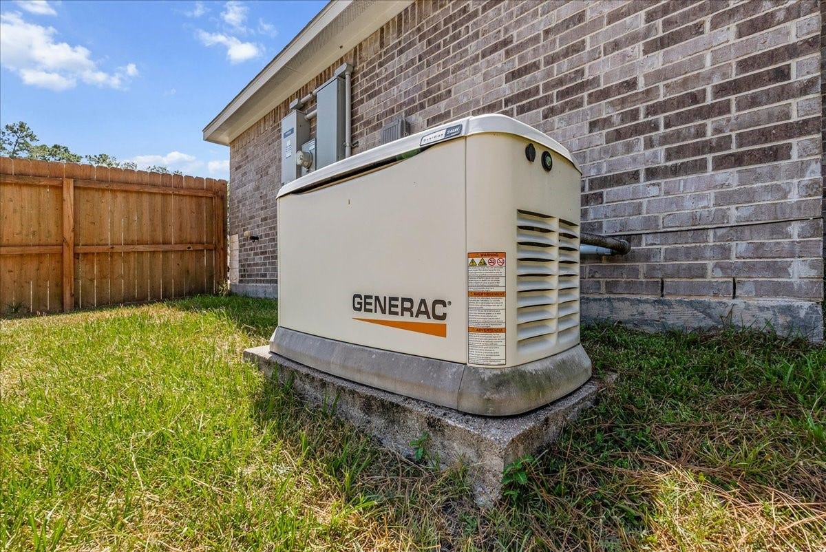 28619 Riverside Crest Lane, Huffman, TX 77336 A standby whole-home Generac generator offers added comfort and peace of mind year-round.