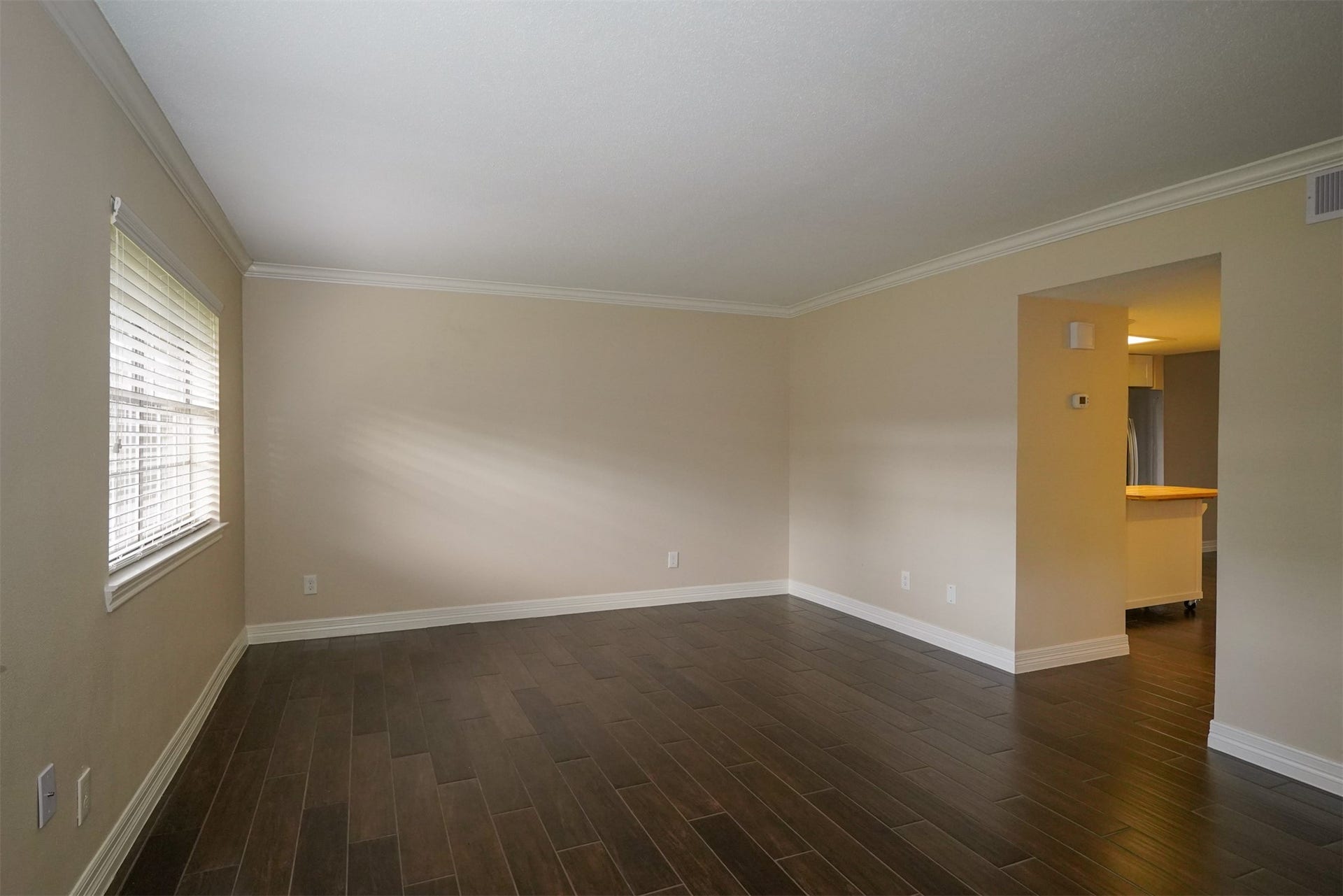 12633 Memorial Drive, #77, Houston, TX 77024 Entry to find the large living room & can be a dining room or home office