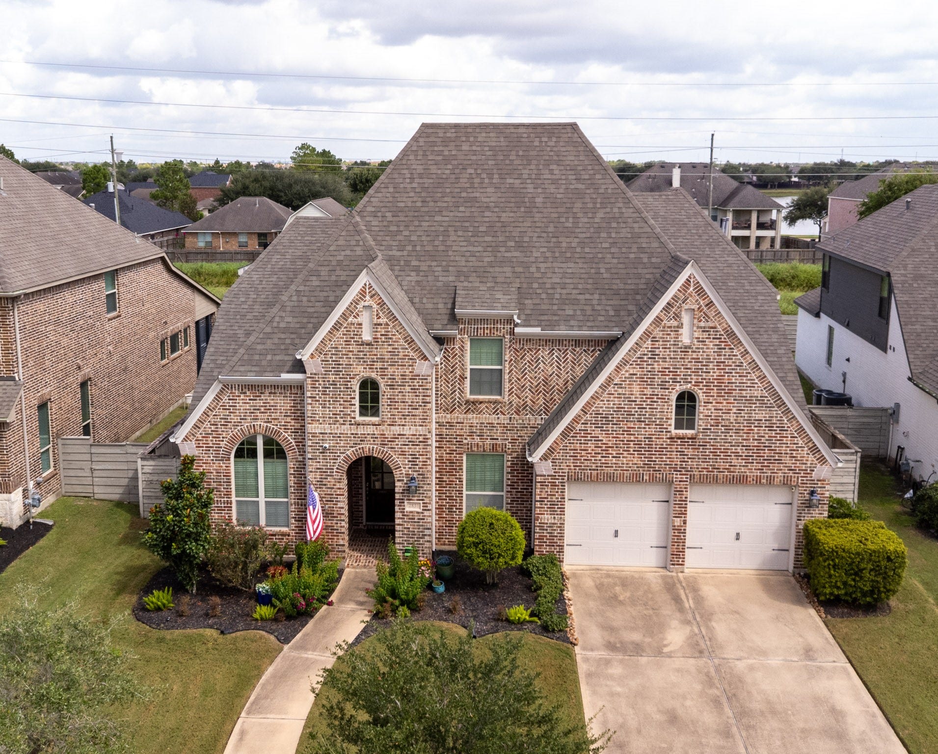 2831 Maple Oak Lane, Manvel, TX 77578 Exterior Front Elevation