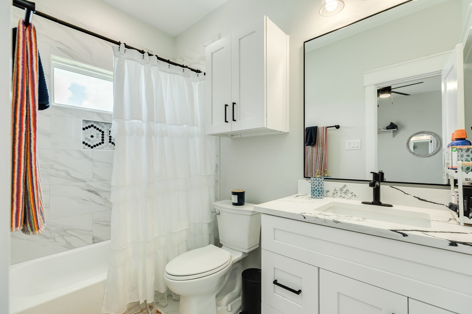 608 Angus Trail, Angleton, TX 77515 Private bath attached to the secondary bedroom