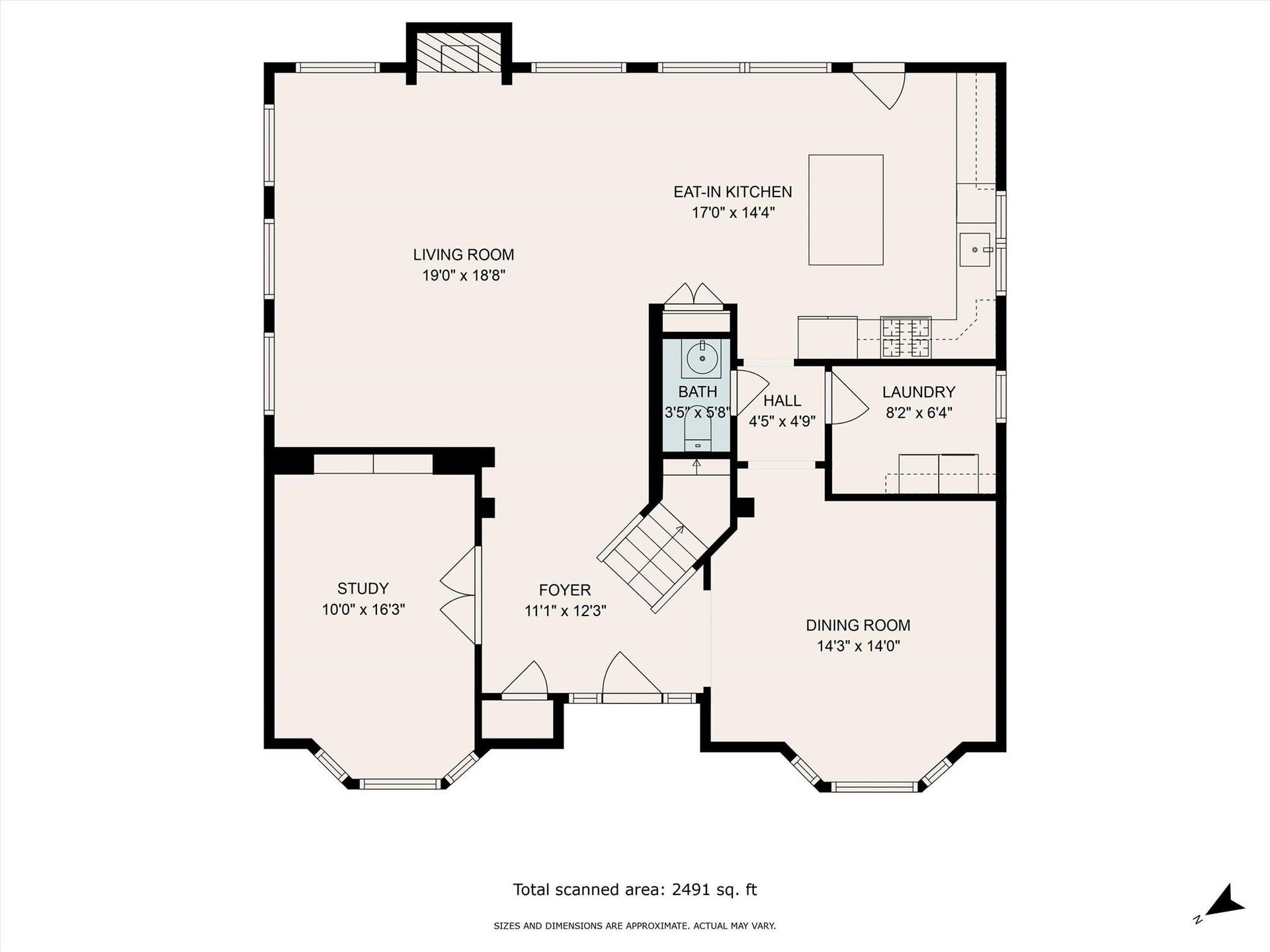 7 S Acacia Park Circle, The Woodlands, TX 77382 Floorplan first floor