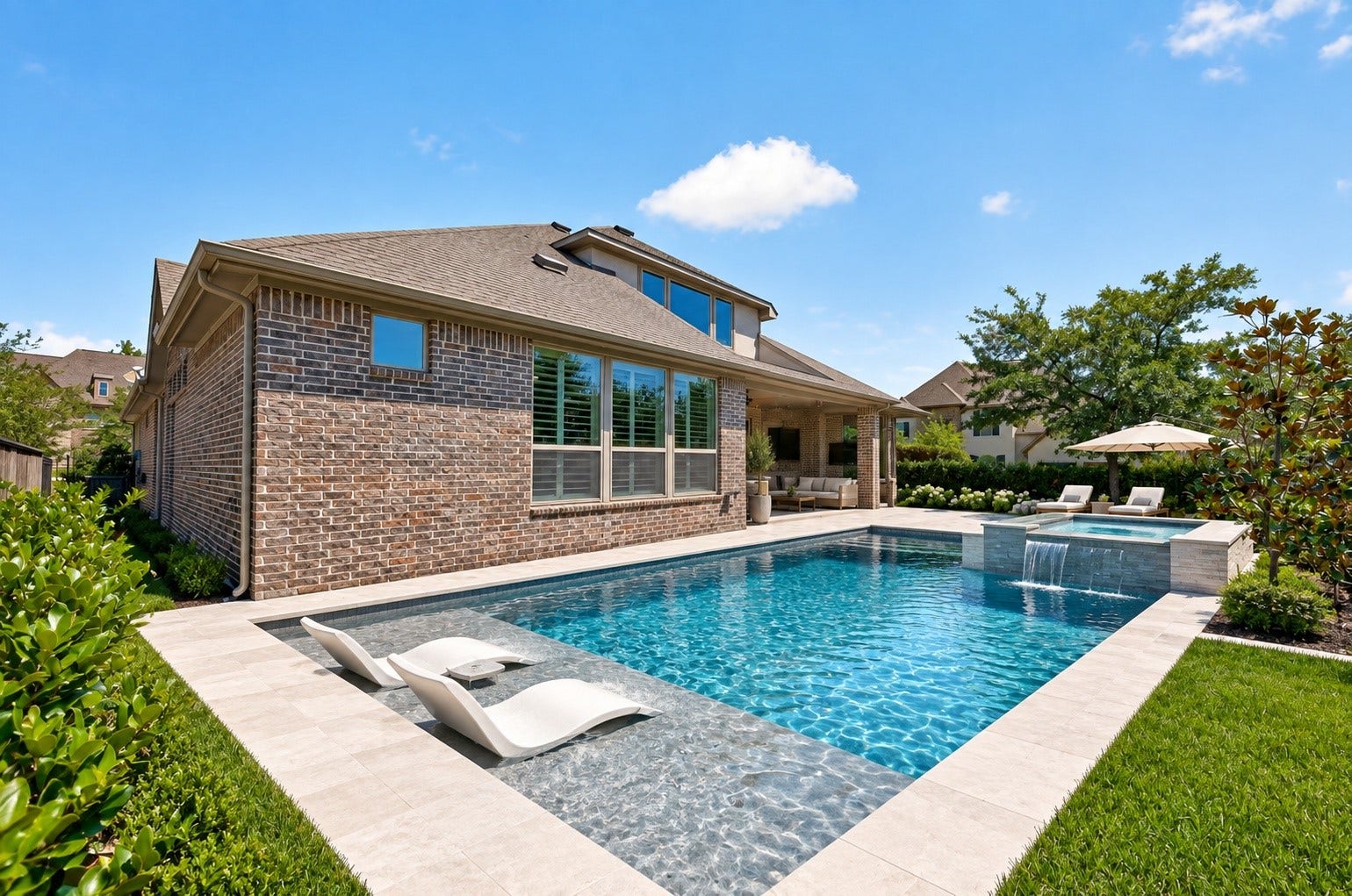 30 Argosy Bend Place, Tomball, TX 77375 Pool rendering; virtually pictured