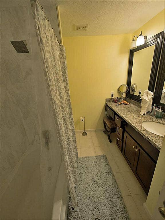Master Bath with sit down vanity