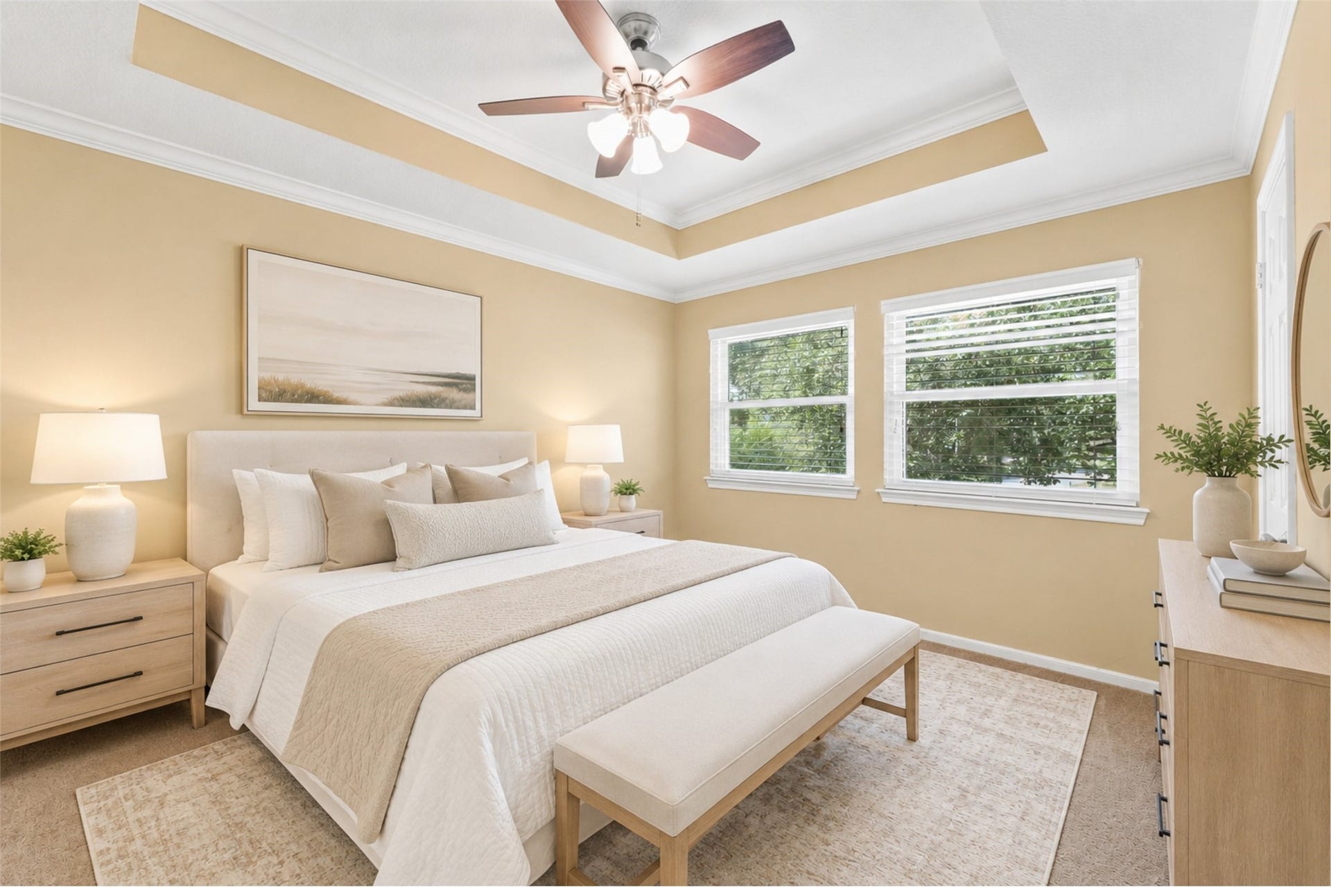 2023 Forest Garden Drive, Kingwood, TX 77345 Bedroom virtually staged.