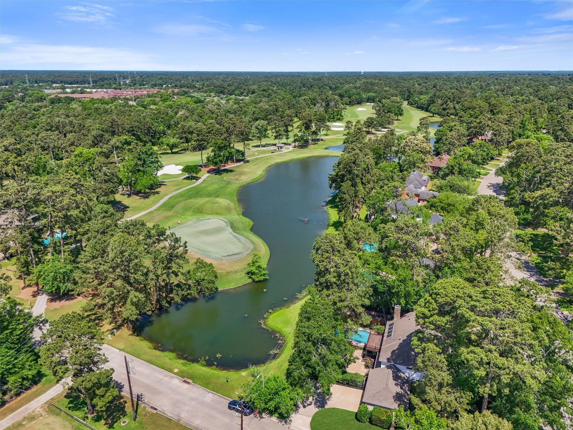 2023 Forest Garden Drive, Kingwood, TX 77345 Water feature on the Golf Course.