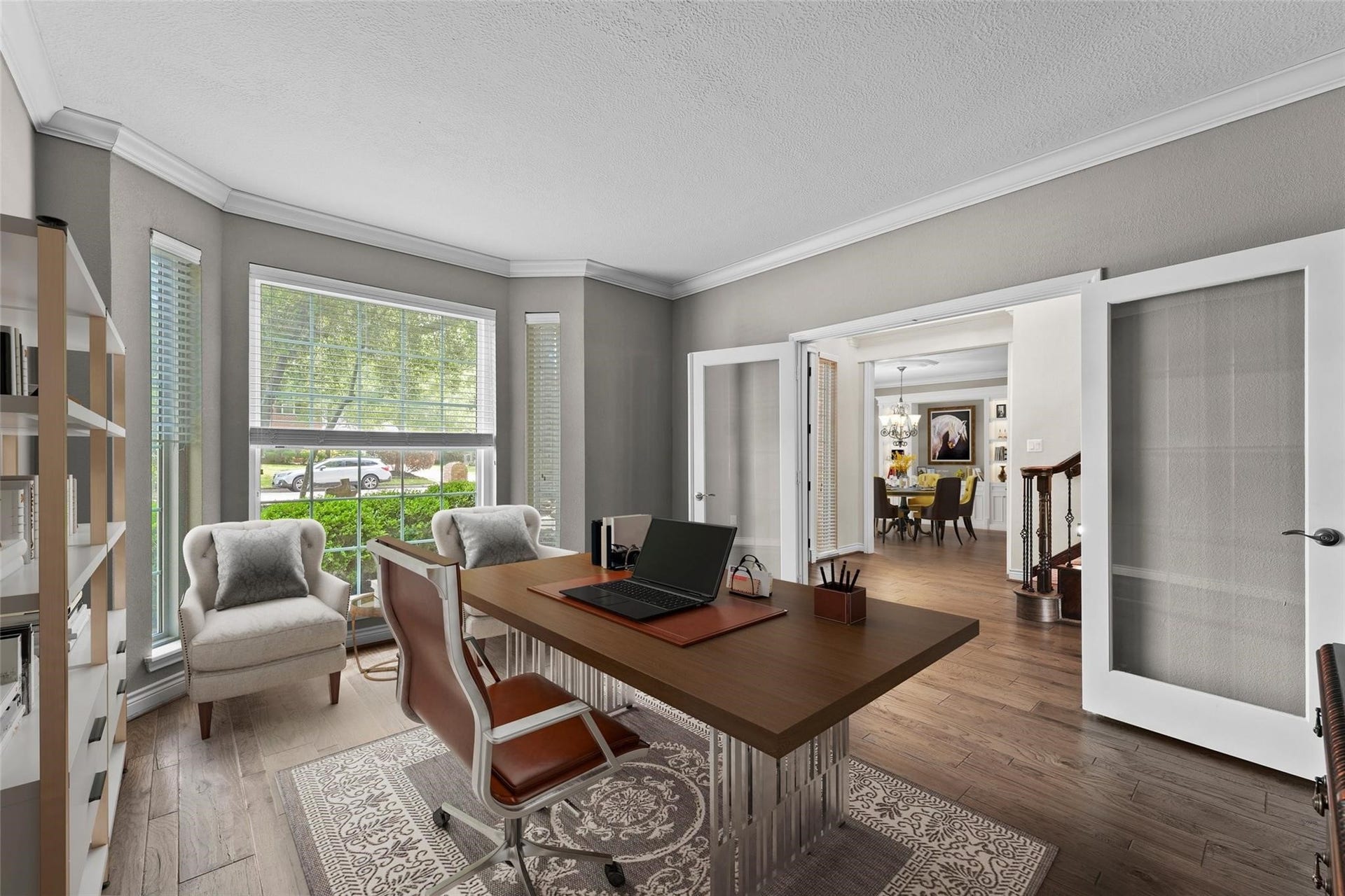 2023 Forest Garden Drive, Kingwood, TX 77345 The study has been virtually staged.
