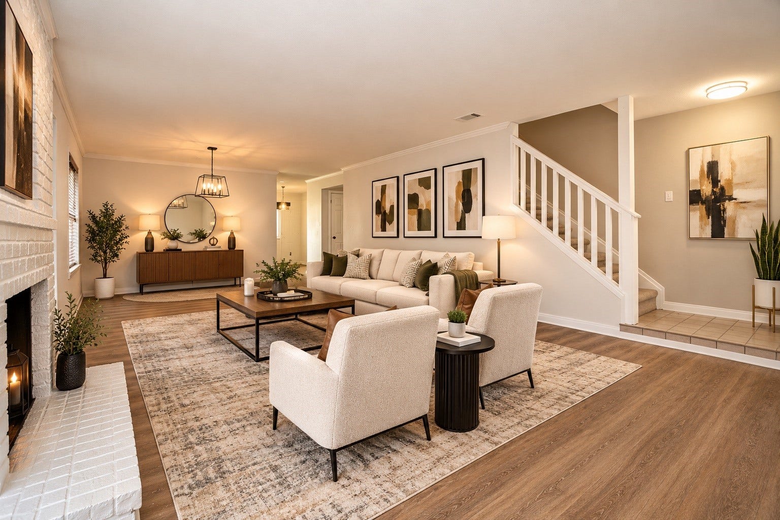 22514 Red River Drive, Katy, TX 77450 Living room VIRTUALLY STAGED