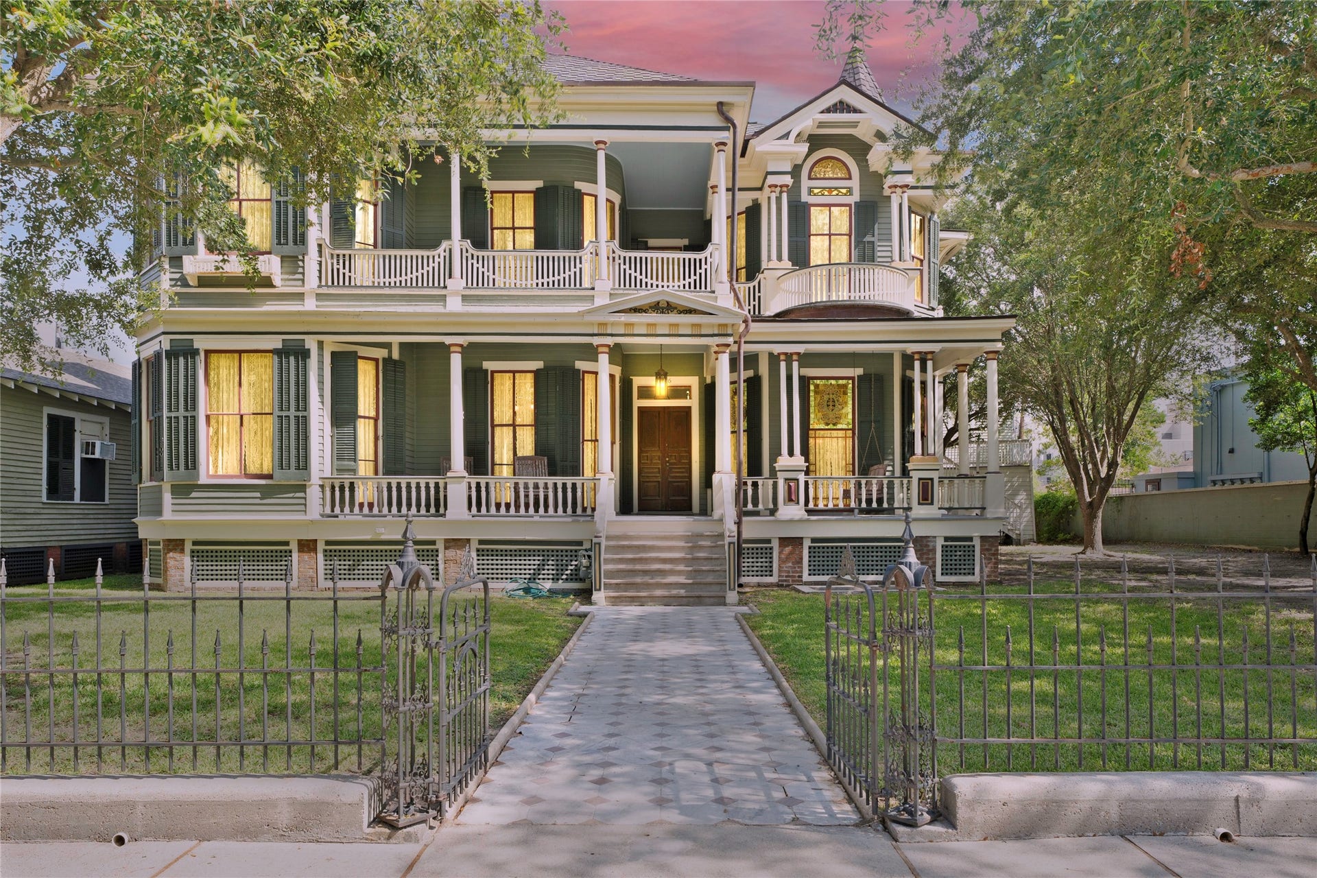 1116 Church Street, Galveston, TX 77550 In 2014-2016 the home was restored using a variety of data including historic photos. In 2016 designated as a Texas Historical Landmark.