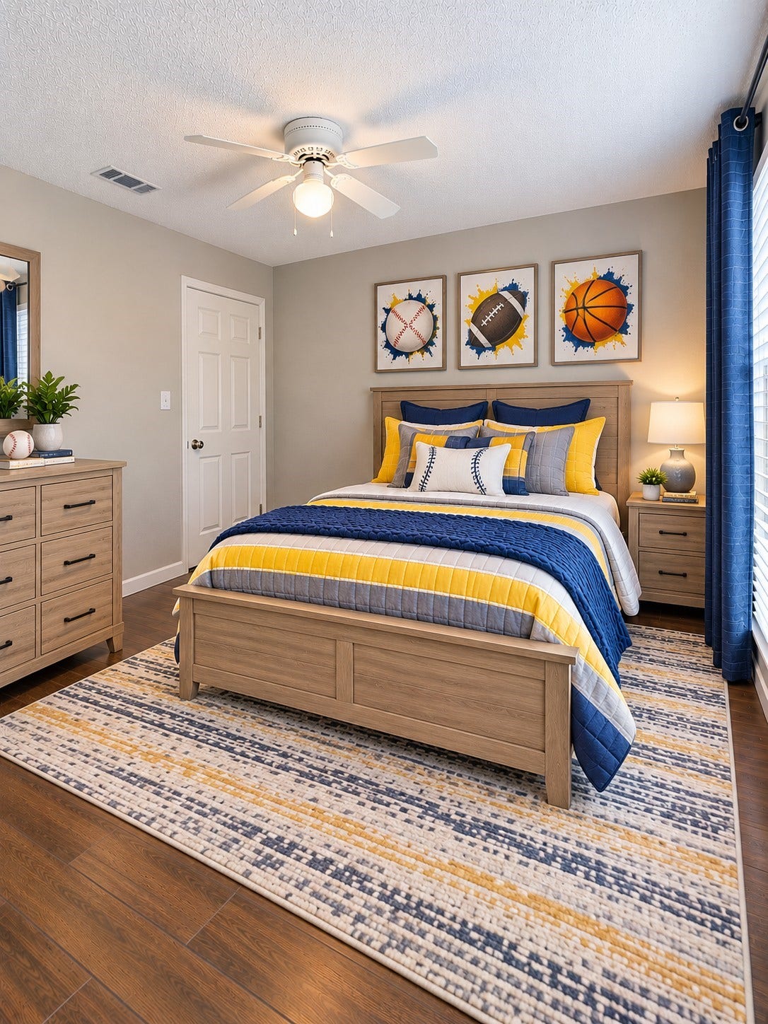 2835 Balmorhea Avenue, #A, Houston, TX 77039 VIRTUALLY STAGED BEDROOM 2 AS KIDS ROOM