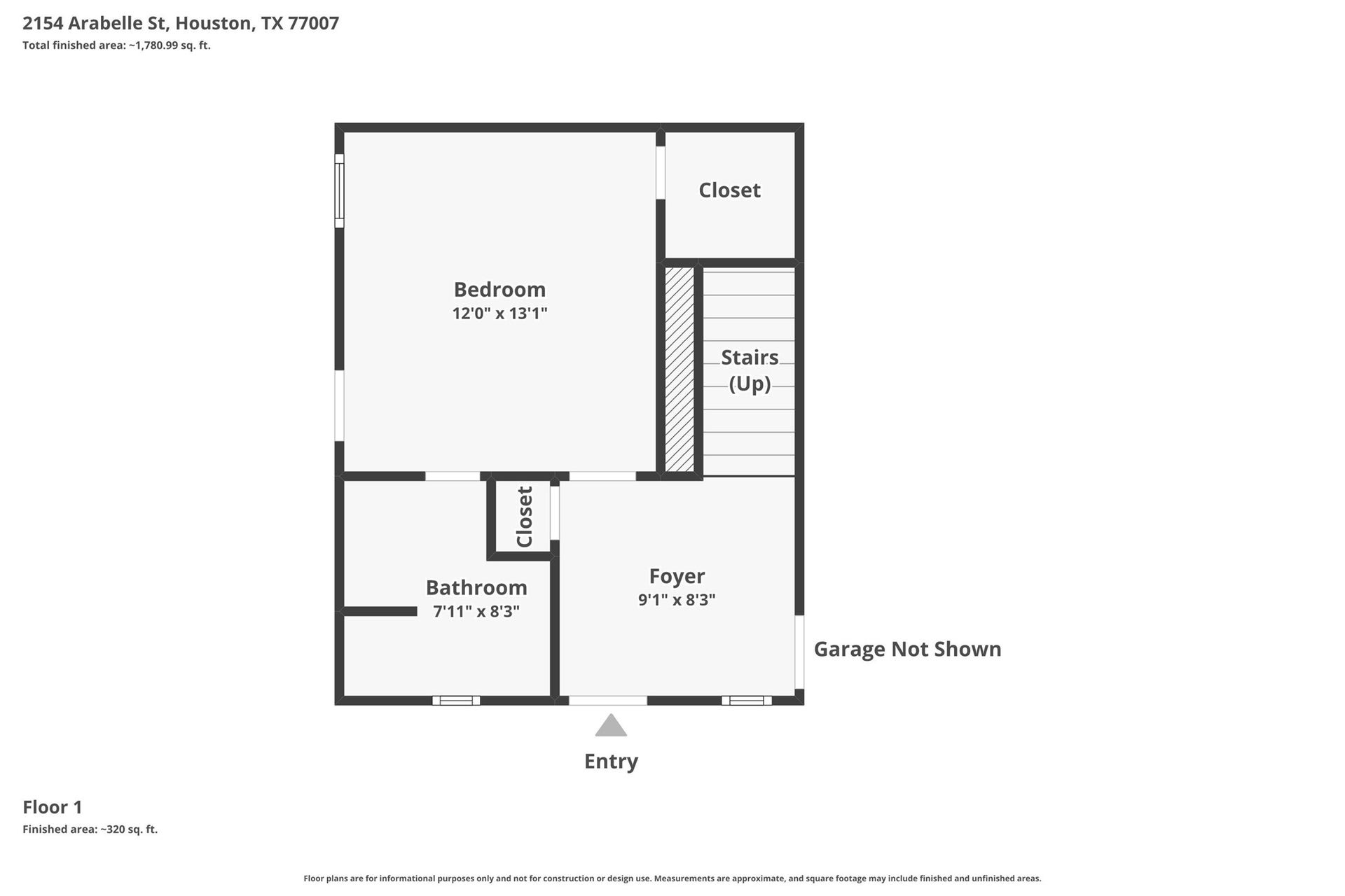 2154 Arabelle Street, Houston, TX 77007 Floor plan - 1st floor